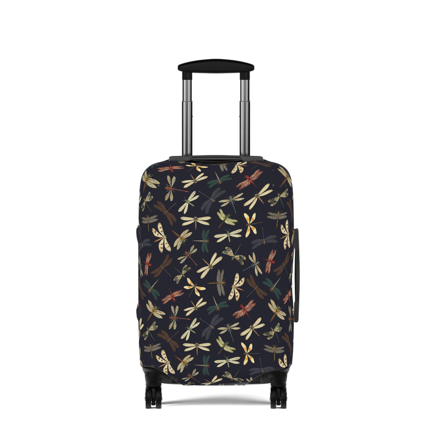 Dragonfly Luggage Cover - Insect Print Suitcase Protector