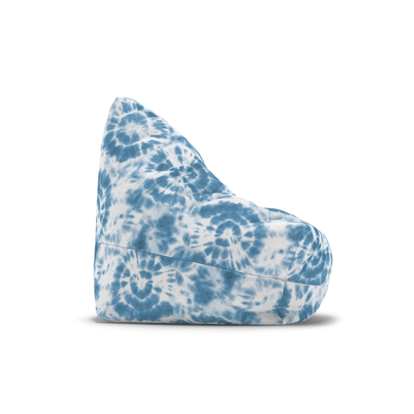 Tie-Dye Bean Bag Chair Cover - Durable Polyester, Locking Zipper, 2 Sizes