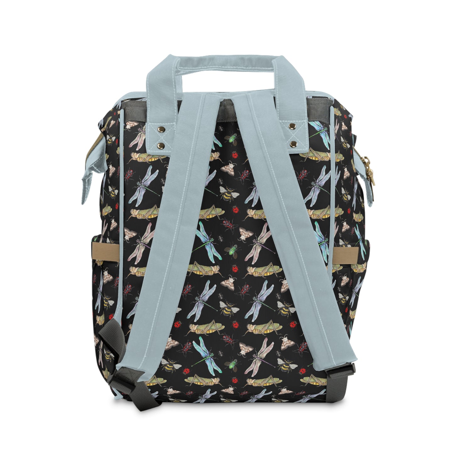 Insect Diaper Backpack - Whimsical Baby Bag with Colorful Insect Patterns, Perfect for Nature-Loving Parents