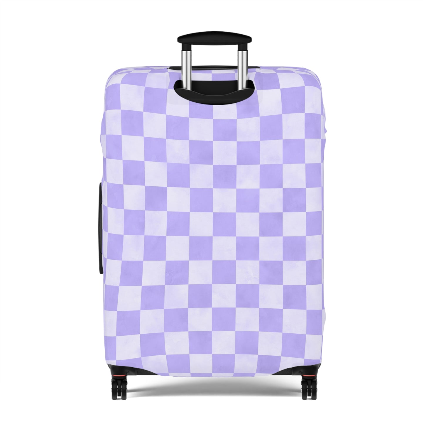 Pastel Checkers Luggage Cover - Checkers Suitcase Cover