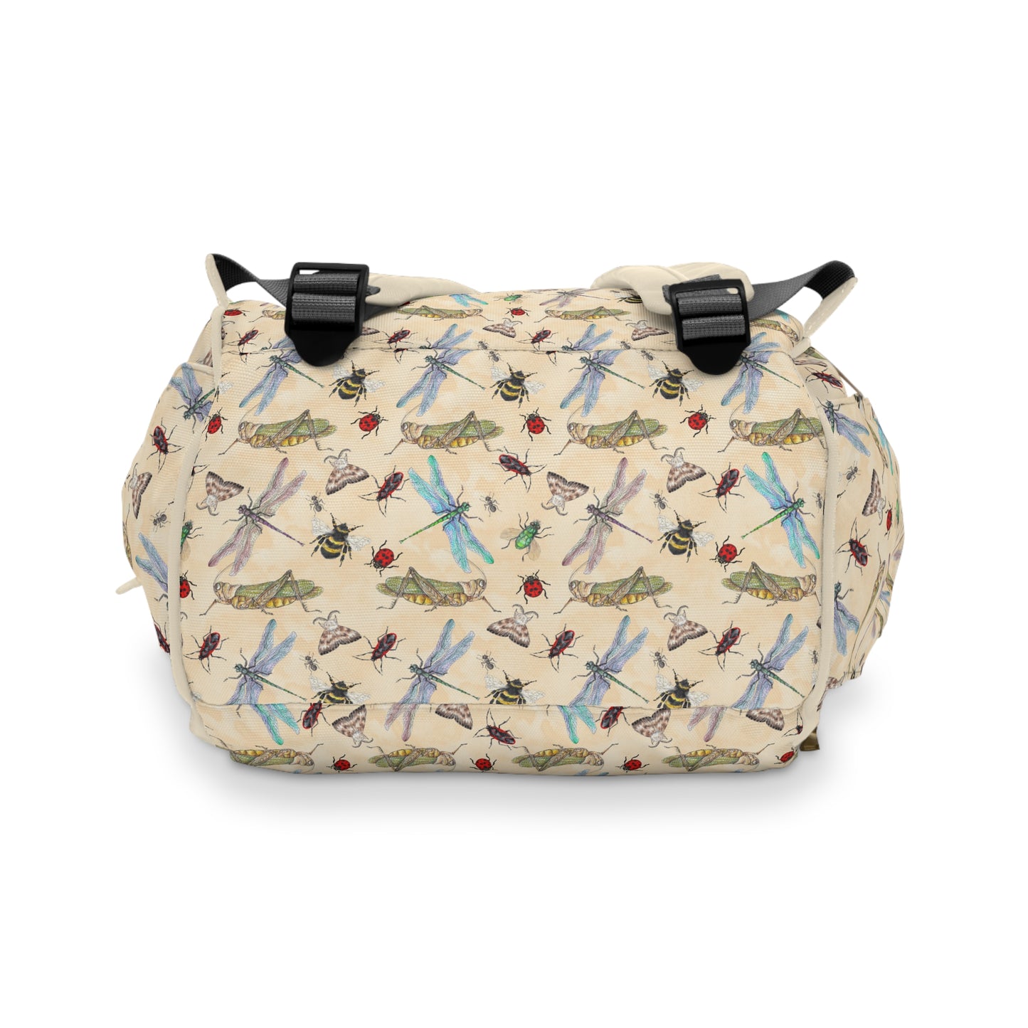 Insect Diaper Backpack - Whimsical Baby Bag with Colorful Insect Patterns, Perfect for Nature-Loving Parents