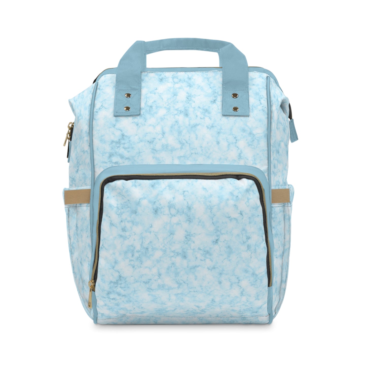 Marble Diaper Backpack - Multifunctional & Durable Nappy Bag with Elegant Marble Patterns, Perfect for Stylish Parents