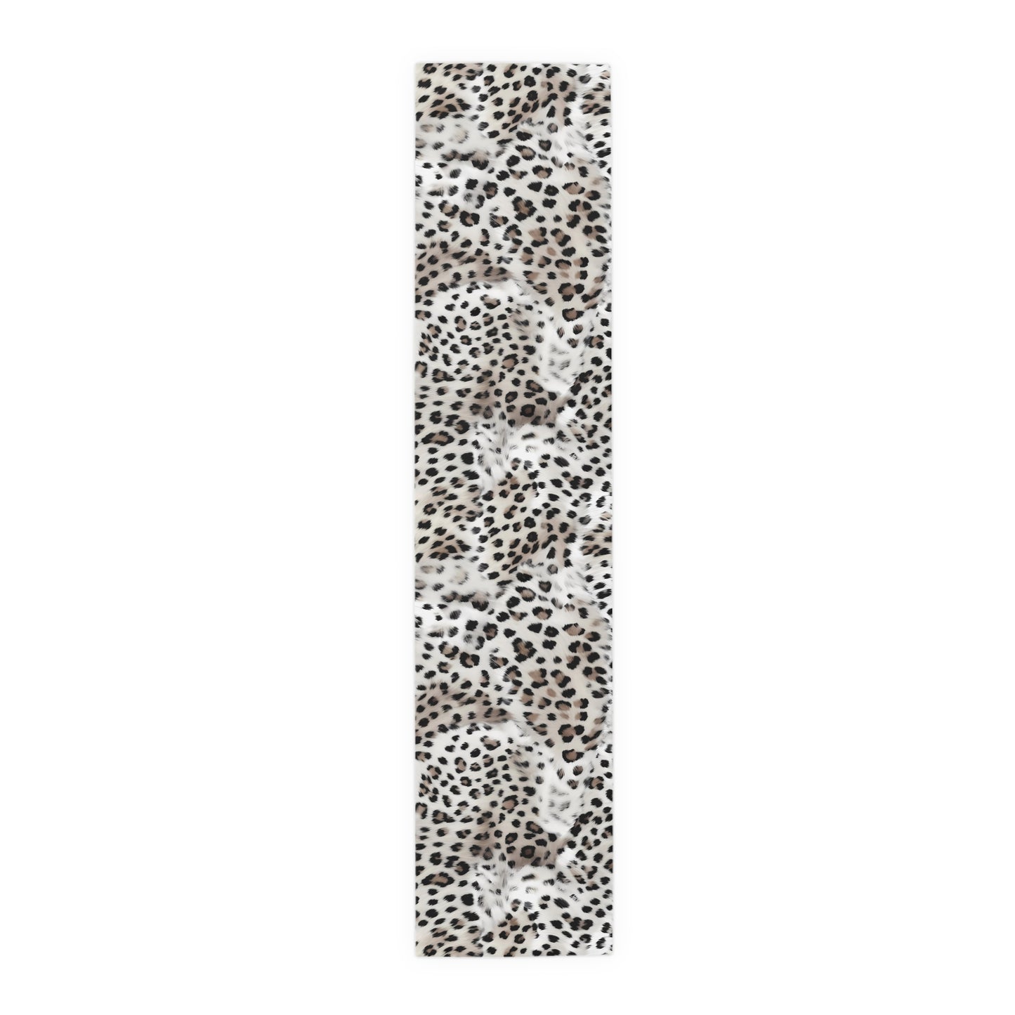 Leopard Print Table Runner - Bold Exotic Elegance, Cotton Twill or Polyester - Perfect for Safari & Glamorous Home Decor