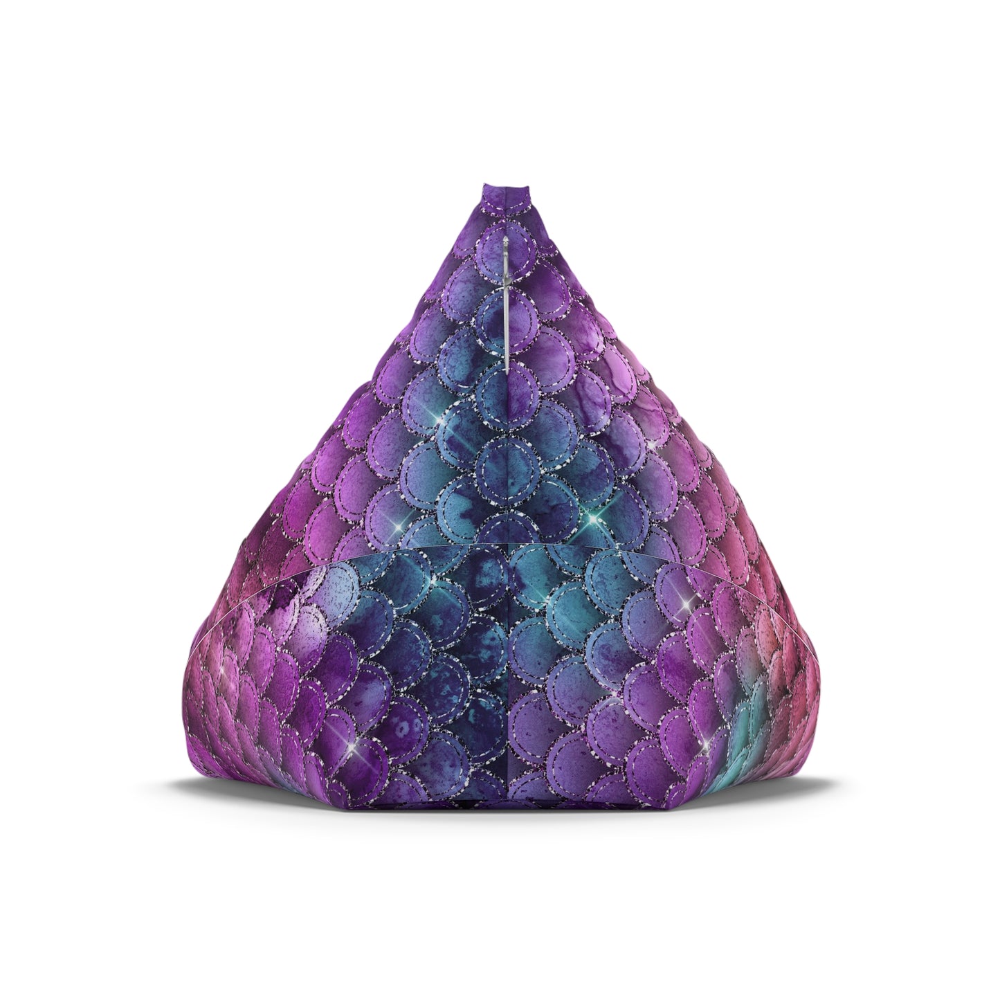 Mermaid Bean Bag Chair Cover - Enchanting Sea-Inspired Polyester Slipcover
