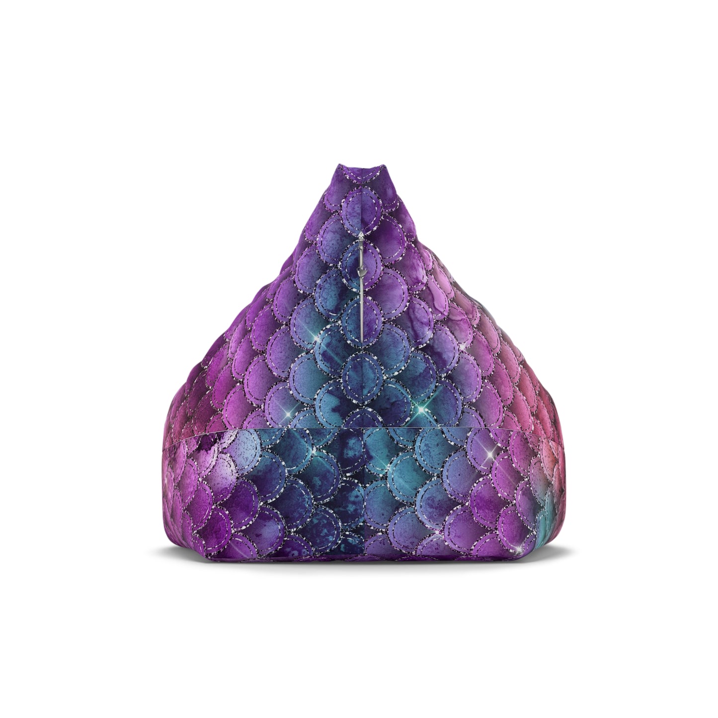 Mermaid Bean Bag Chair Cover - Enchanting Sea-Inspired Polyester Slipcover