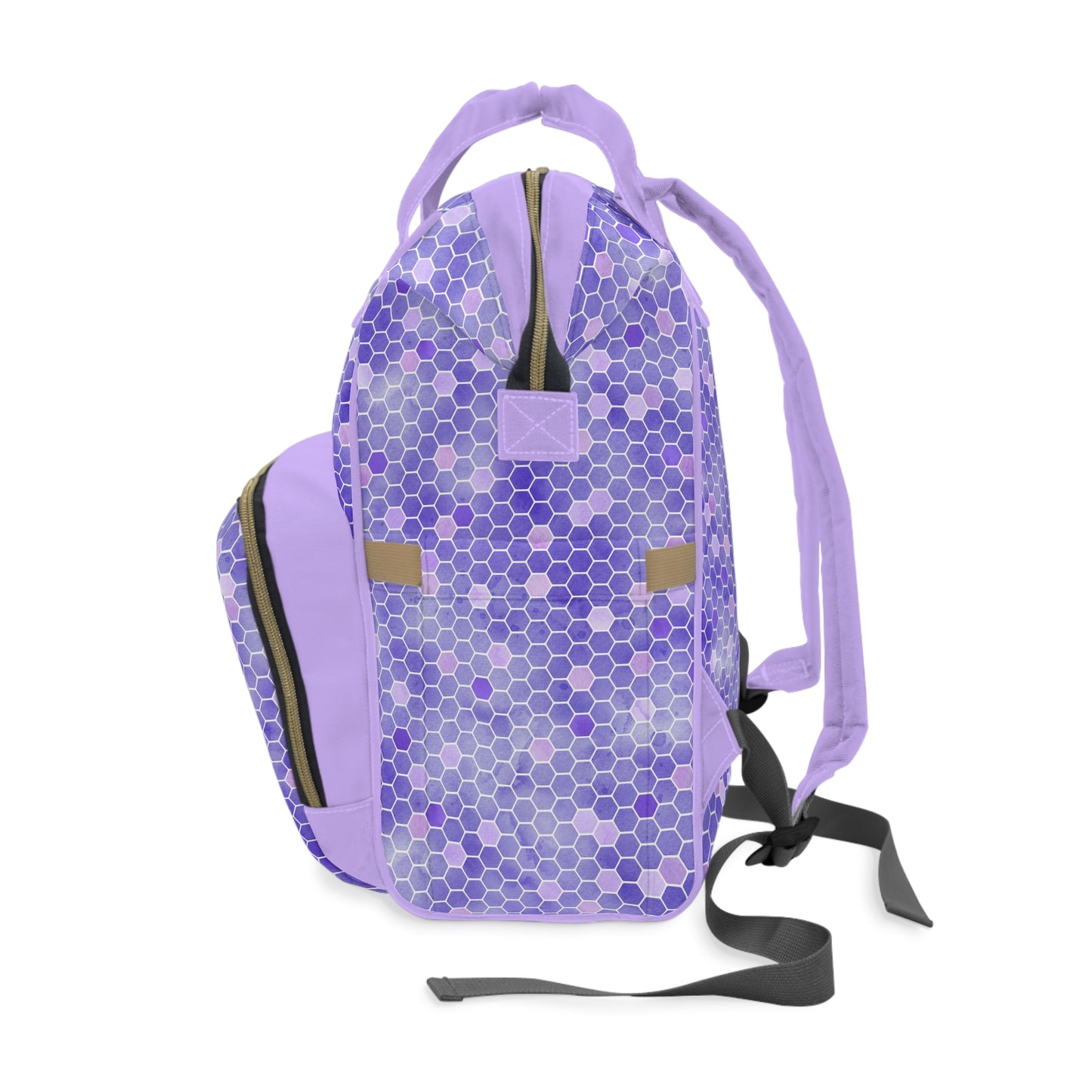 Honey Bee Diaper Backpack - Eco-Friendly & Stylish Baby Bag with Buzzing Bee Motifs, Perfect for Nature-Loving Parents