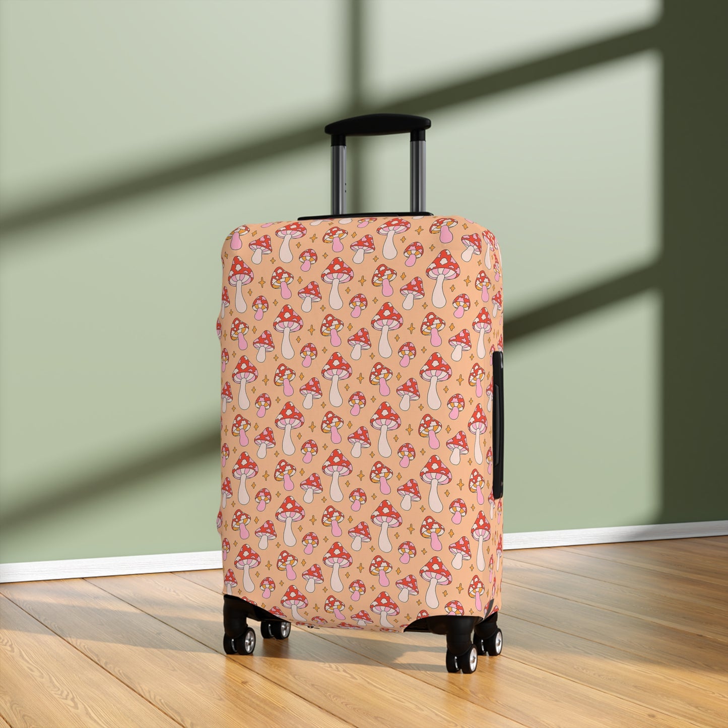 Mushroom Luggage Cover - Cottagecore Suitcase Cover