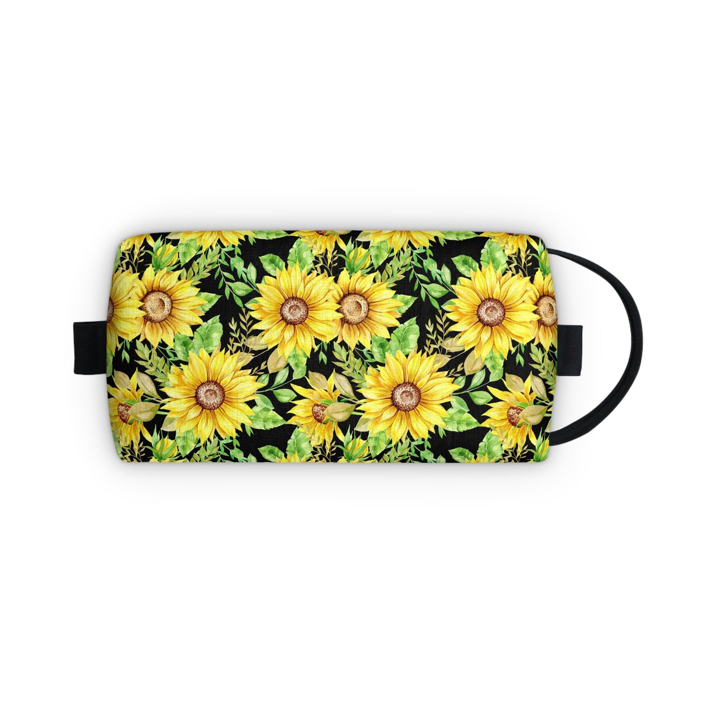 Sunflower Toiletry Bag | Cheerful & Durable Organizer | Water-Resistant for Travel, Camping, College