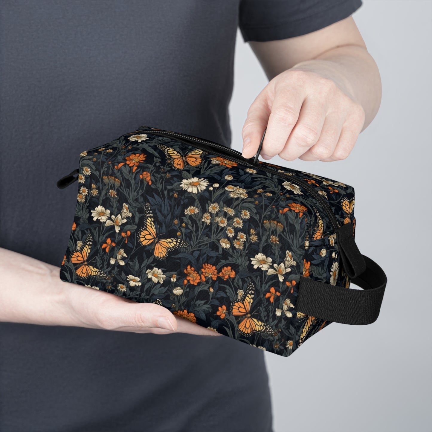 Butterfly Toiletry Bag | Durable & Water-Resistant Makeup Organizer | Perfect for Travel, Camping, College Dorms