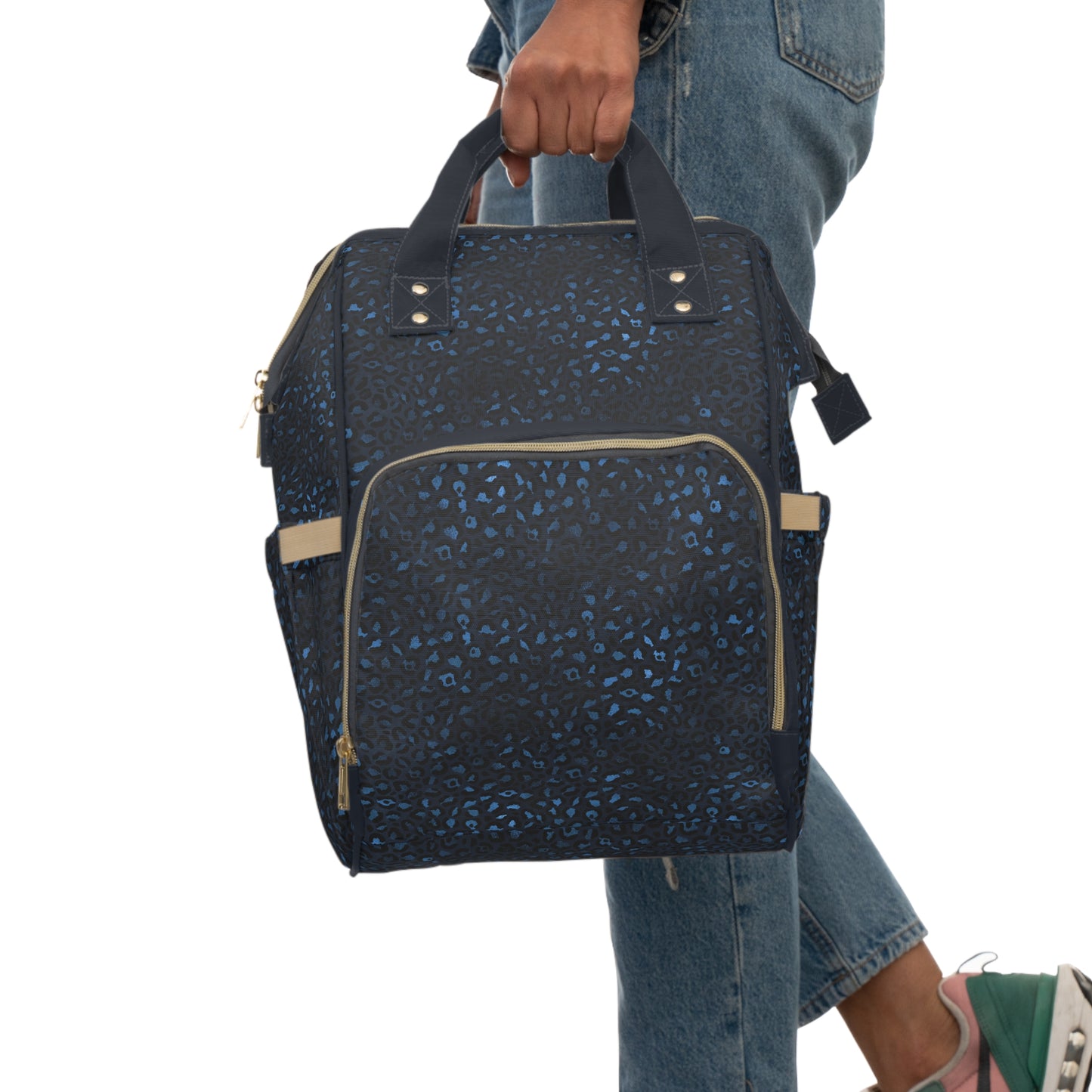 Leopard Print Diaper Backpack - Bold & Stylish Baby Bag with Trendy Leopard Patterns, Perfect for Adventurous Parents