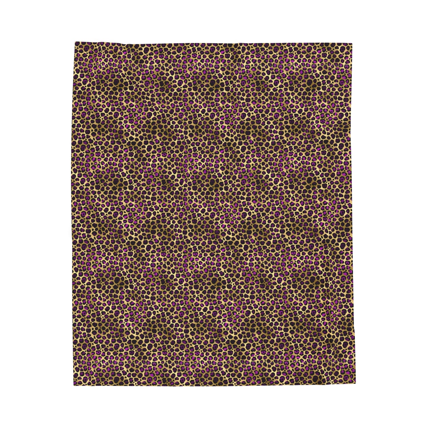 Leopard Velveteen Plush Blanket | Soft, Exotic, Luxurious and Comforting | Available in Multiple Sizes