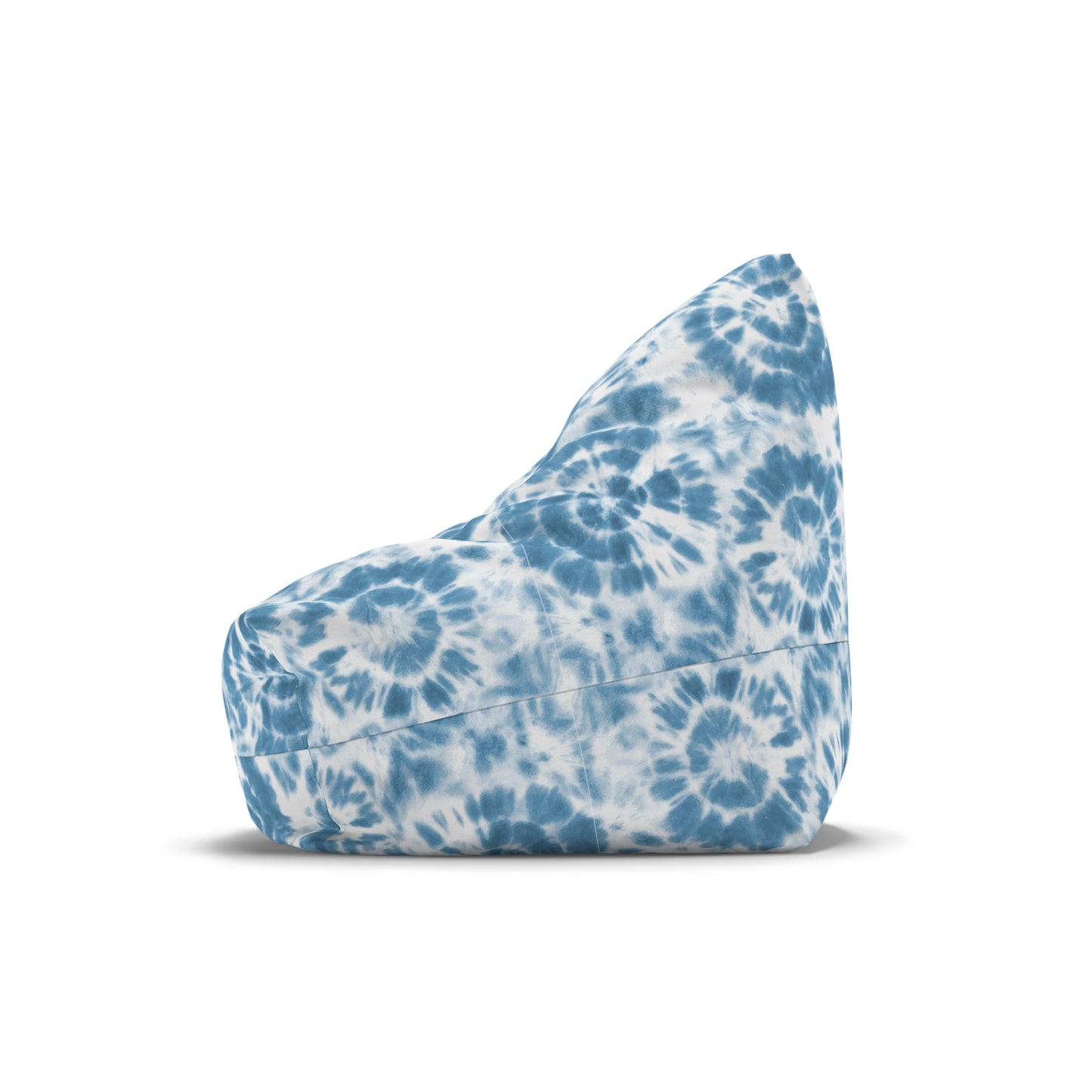 Tie-Dye Bean Bag Chair Cover - Durable Polyester, Locking Zipper, 2 Sizes