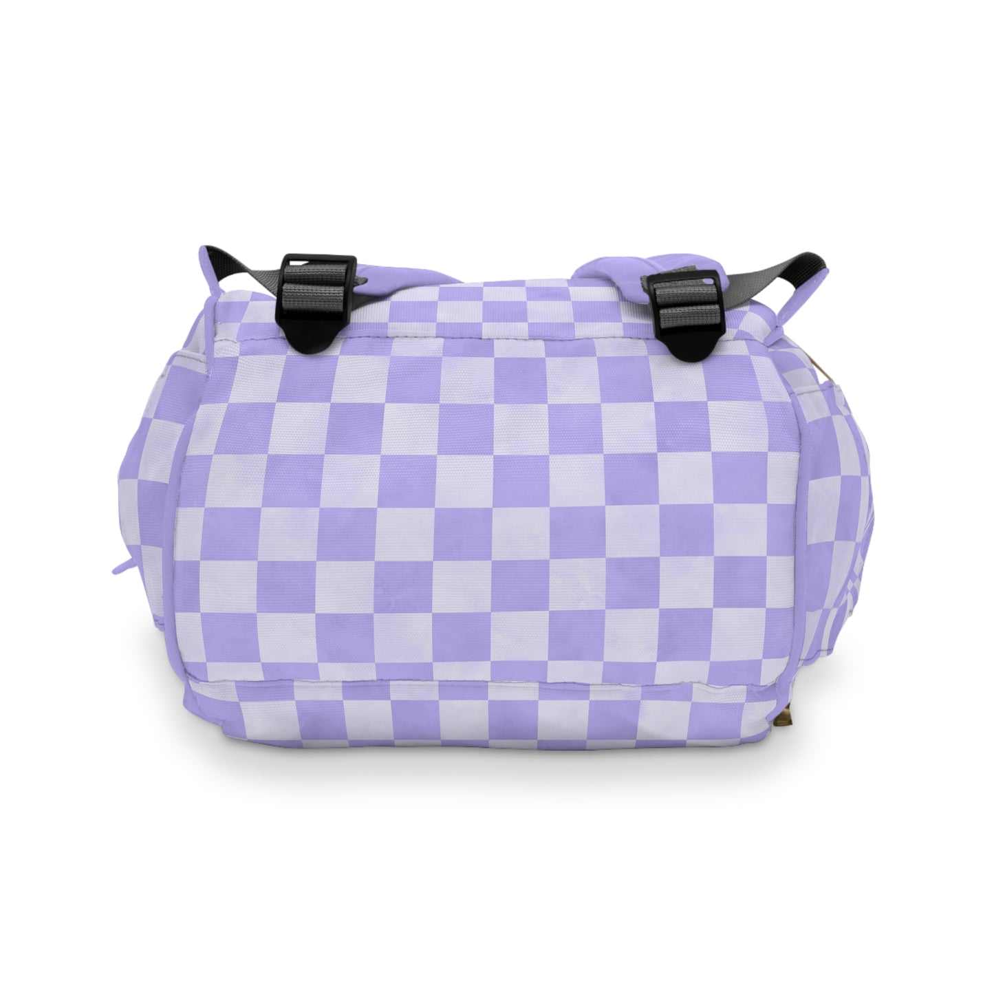 Pastel Checkers Diaper Backpack - Chic & Practical Baby Bag with Checkerboard Patterns, Perfect for Minimalist Parents