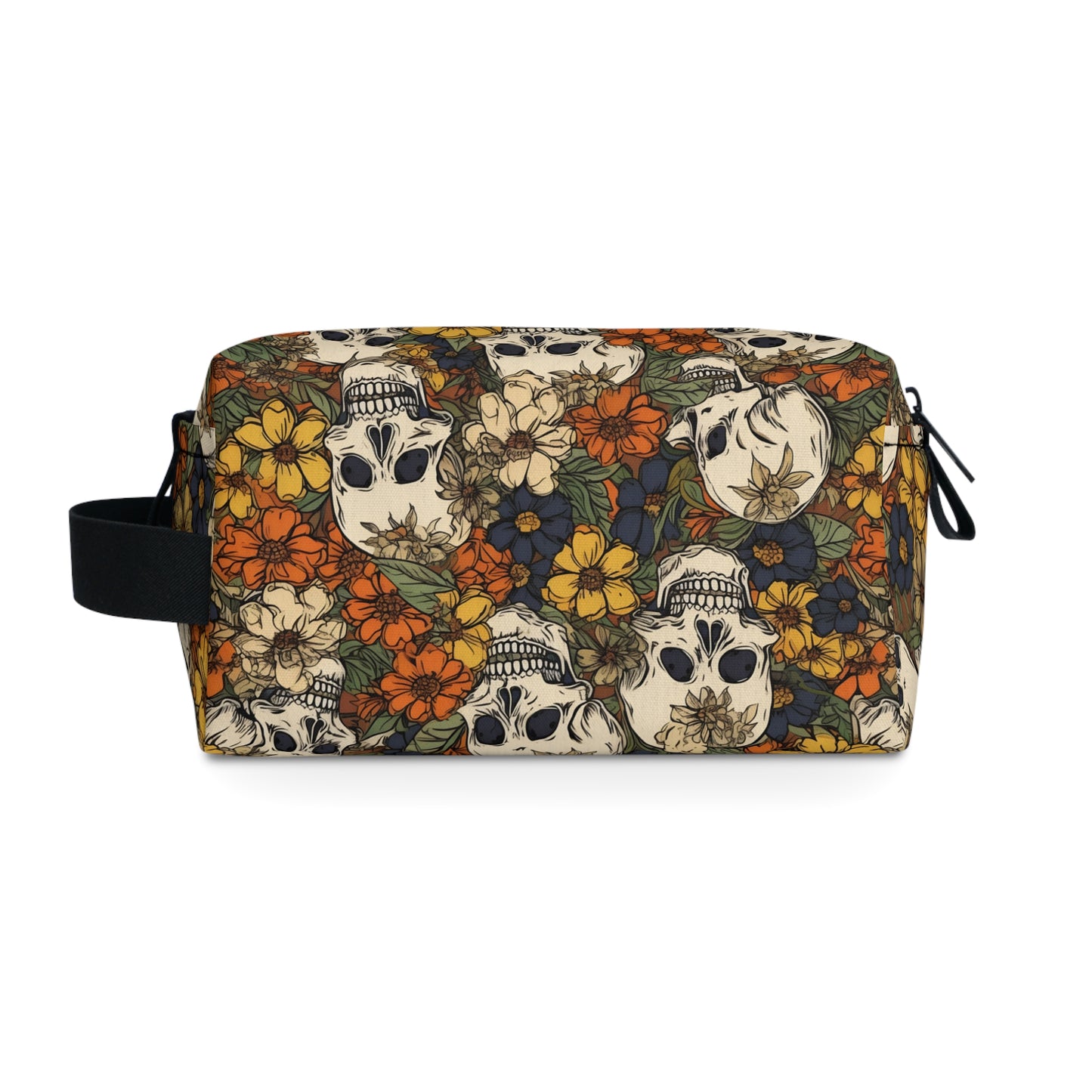 Skull Toiletry Bag | Edgy & Durable Organizer | Water-Resistant, Perfect for Camping, Travel, College