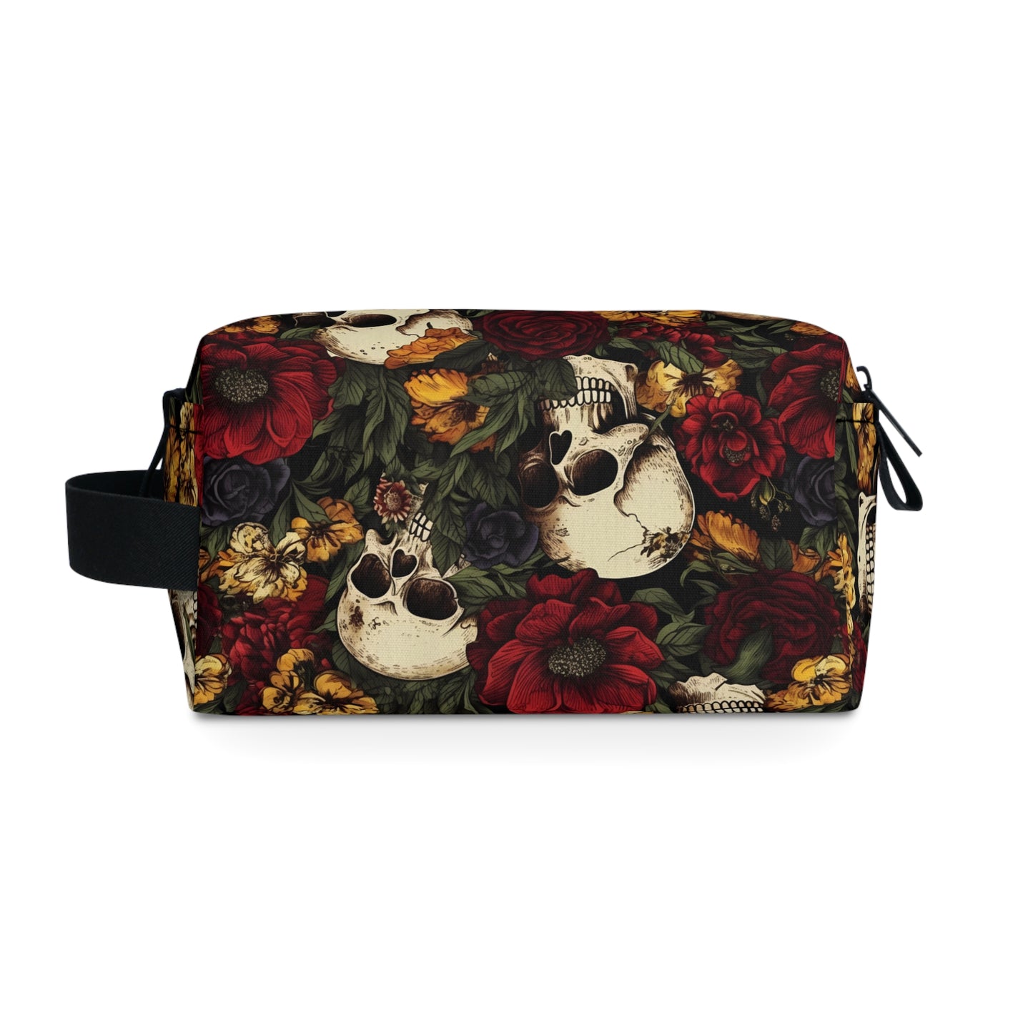 Skull Toiletry Bag | Edgy & Durable Organizer | Water-Resistant, Perfect for Camping, Travel, College