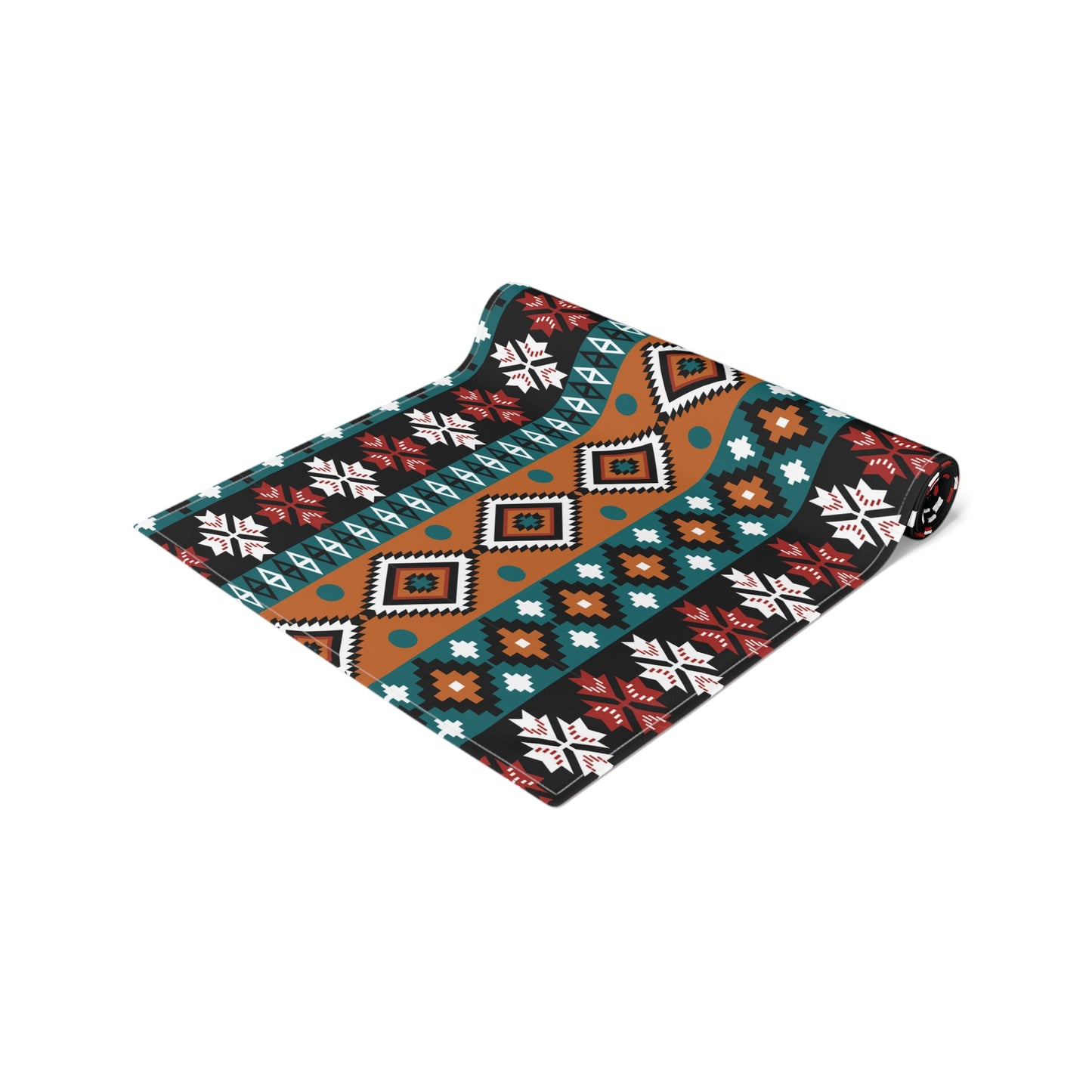 Aztec-Inspired Table Runner - Bold Patterns, Cotton Twill or Polyester - Ideal for Home Decor & Unique Gifts