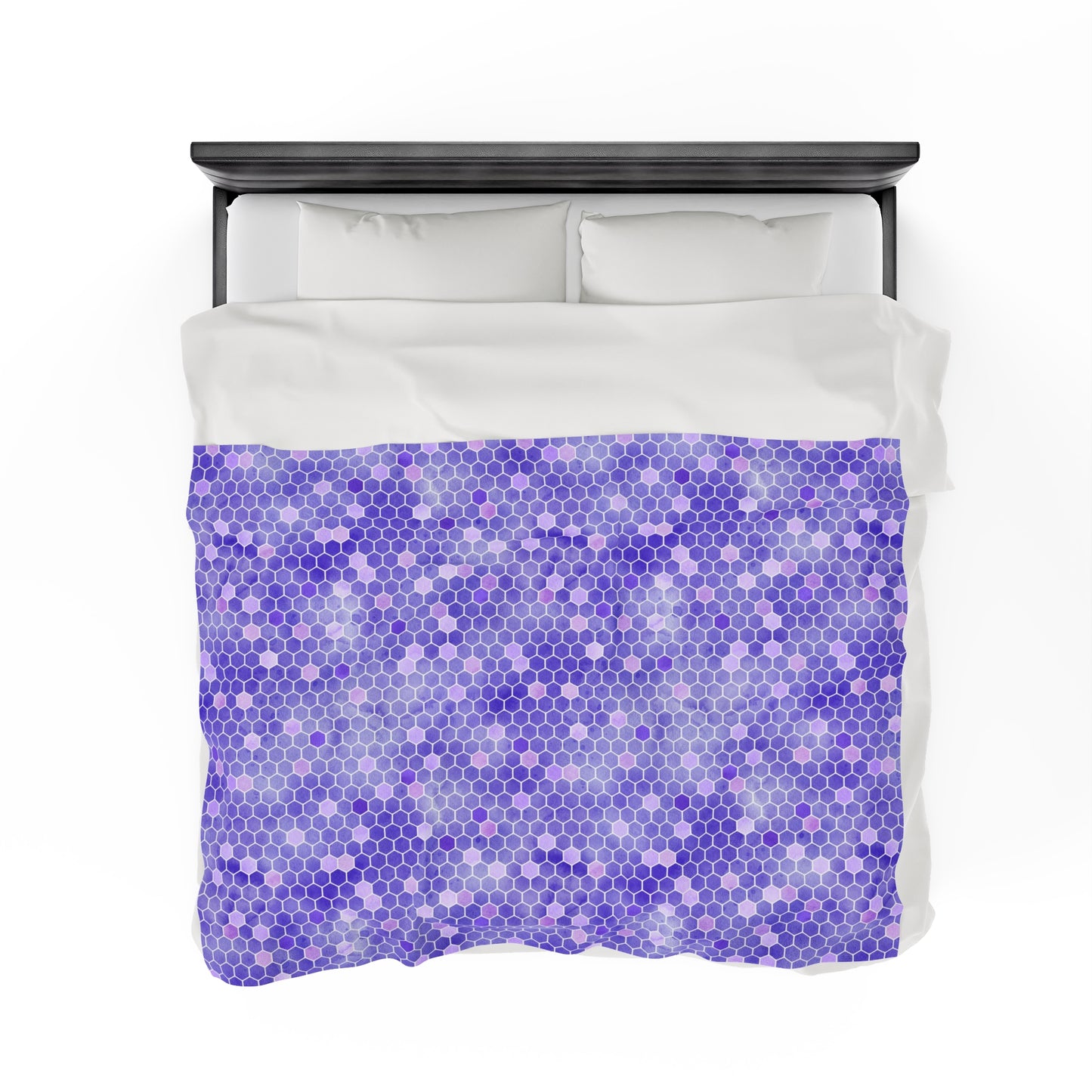 Honey Bee Velveteen Plush Blanket | Soft, Nature-Inspired, Luxurious and Comforting | Available in Multiple Sizes