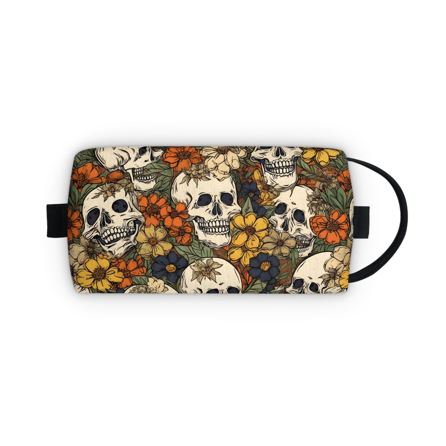 Skull Toiletry Bag | Edgy & Durable Organizer | Water-Resistant, Perfect for Camping, Travel, College