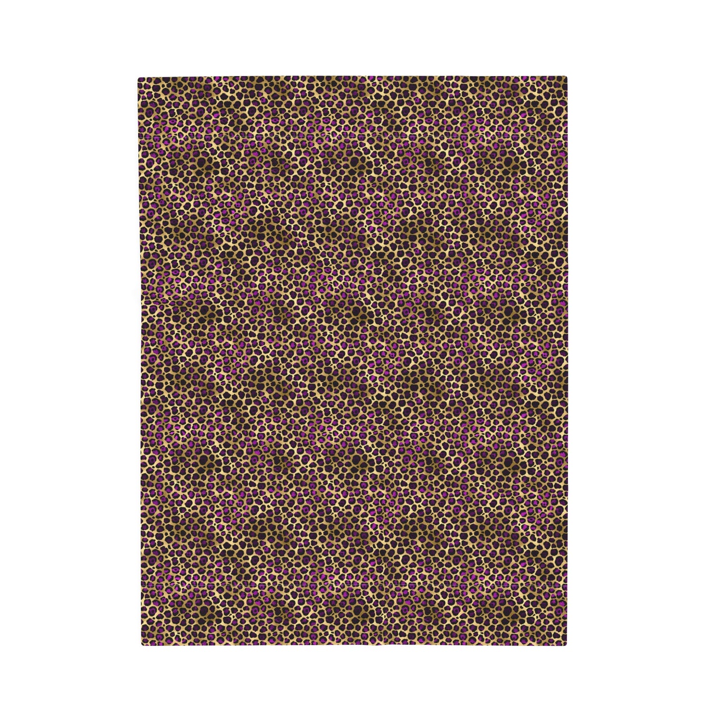 Leopard Velveteen Plush Blanket | Soft, Exotic, Luxurious and Comforting | Available in Multiple Sizes