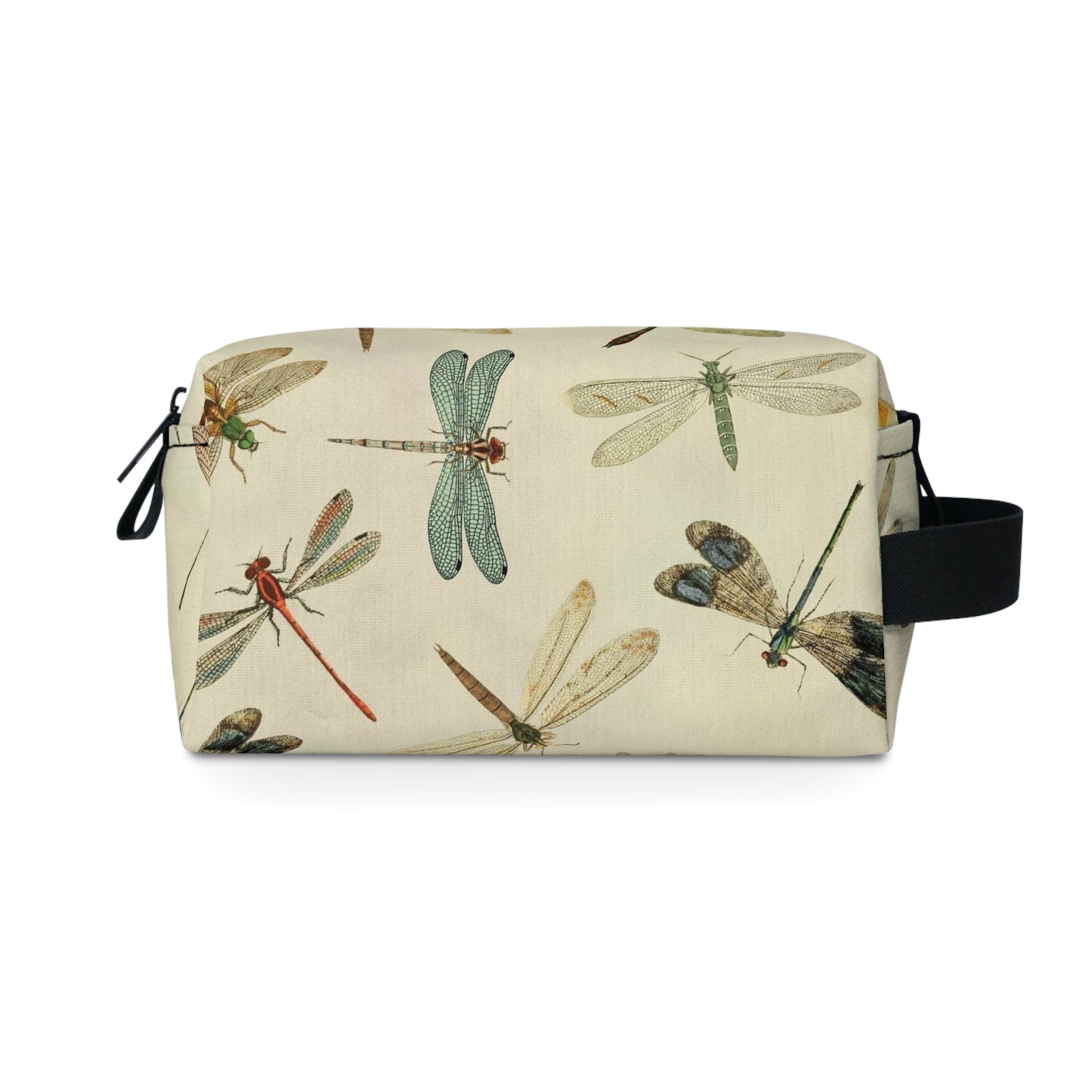 Dragonfly-Themed Toiletry Bag - Water-Resistant and Easy to Clean Makeup Organizer for Camping, College Dorms