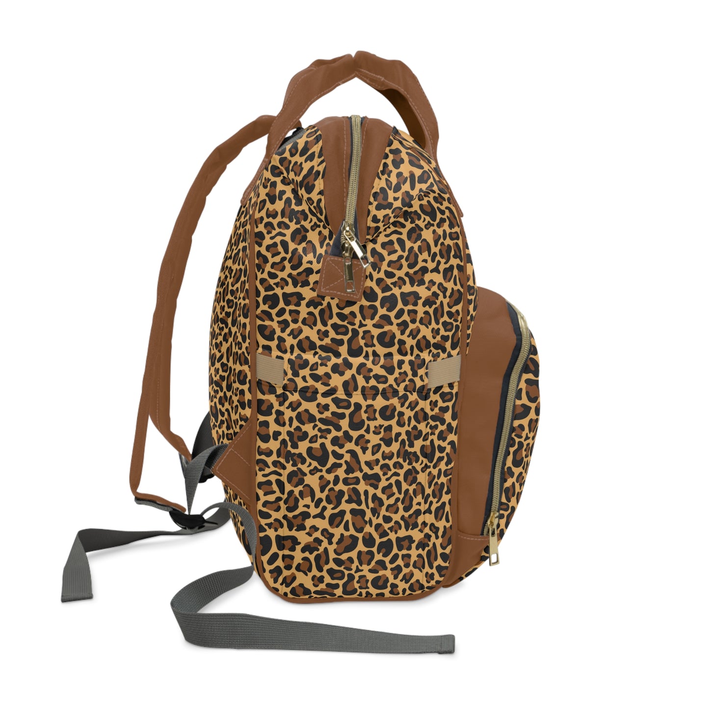 Leopard Print Diaper Backpack - Bold & Stylish Baby Bag with Trendy Leopard Patterns, Perfect for Adventurous Parents
