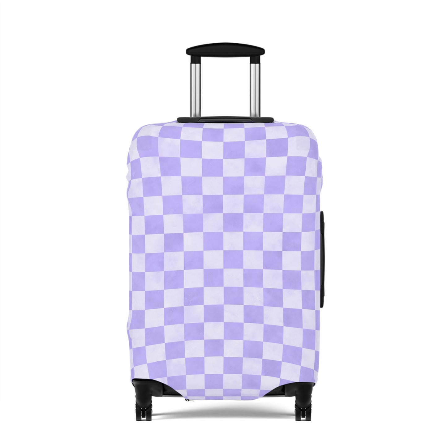 Pastel Checkers Luggage Cover - Checkers Suitcase Cover