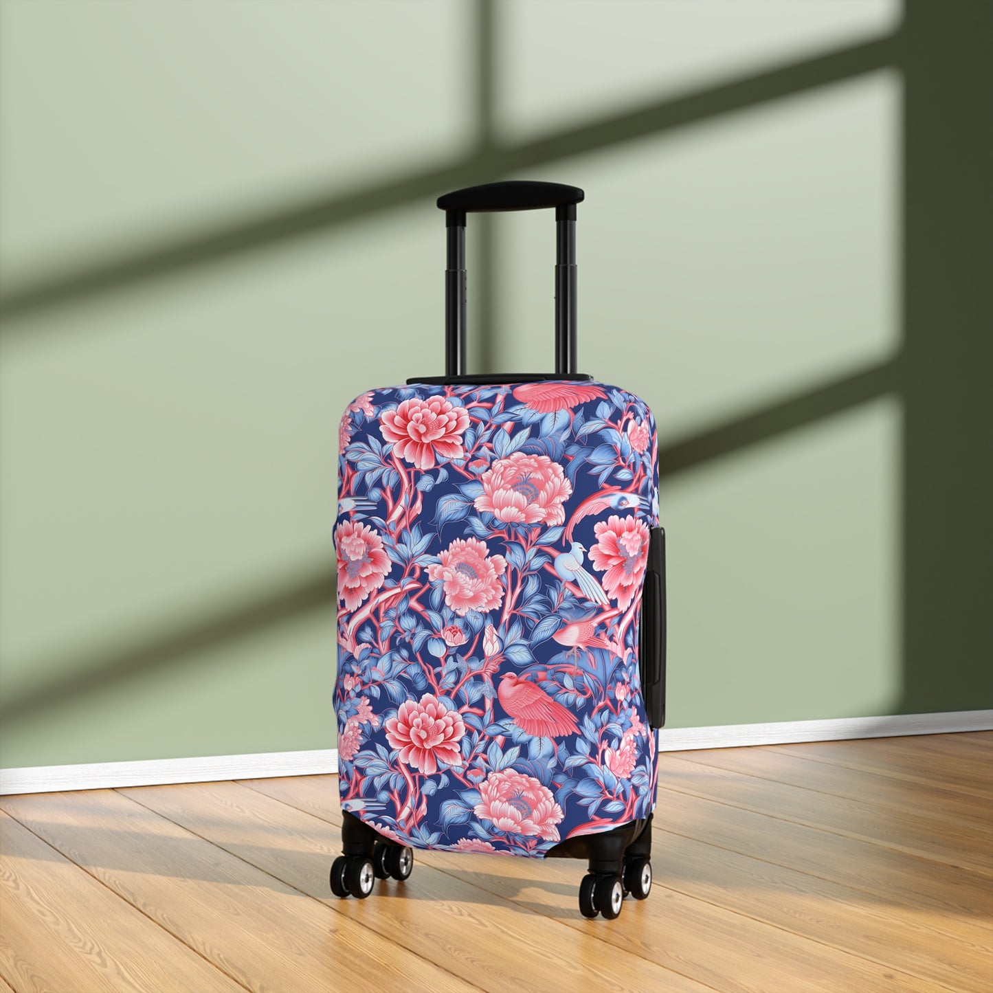 Chinoiserie Luggage Cover - Elegant Suitcase Protector