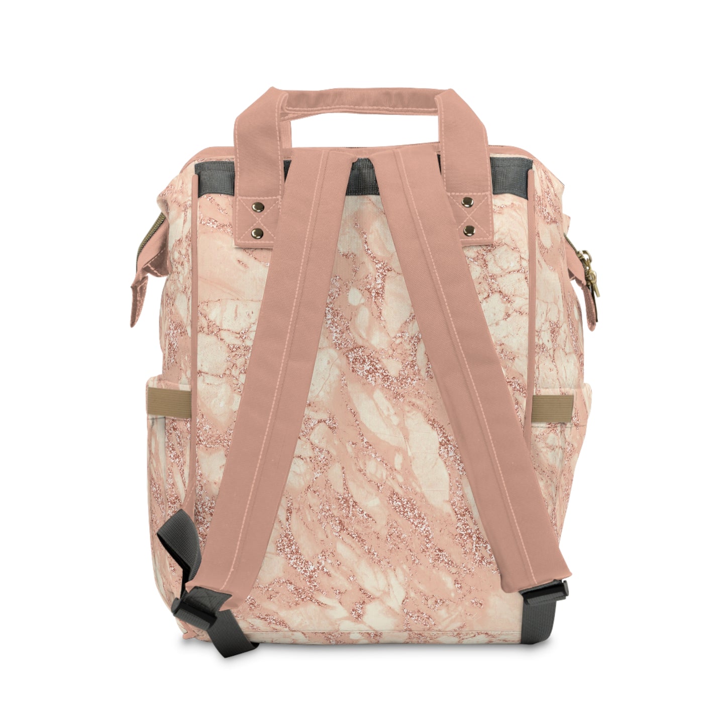 Marble Diaper Backpack - Multifunctional & Durable Nappy Bag with Elegant Marble Patterns, Perfect for Stylish Parents