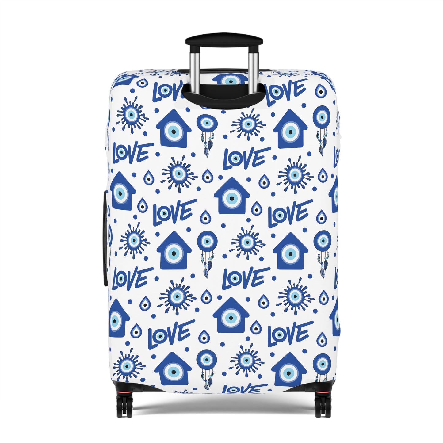 Evil Eye Luggage Cover - Stylish Evil Eye Suitcase Protector