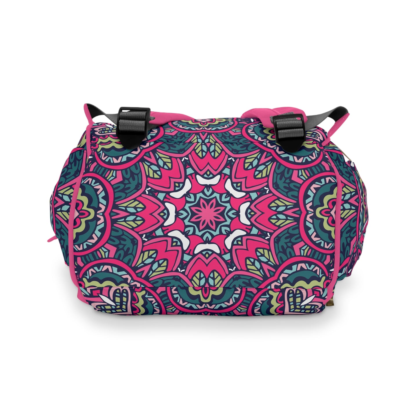 Mandala Diaper Backpack - Artistic & Multifunctional Baby Bag with Mandala Patterns, Ideal for Stylish Parents