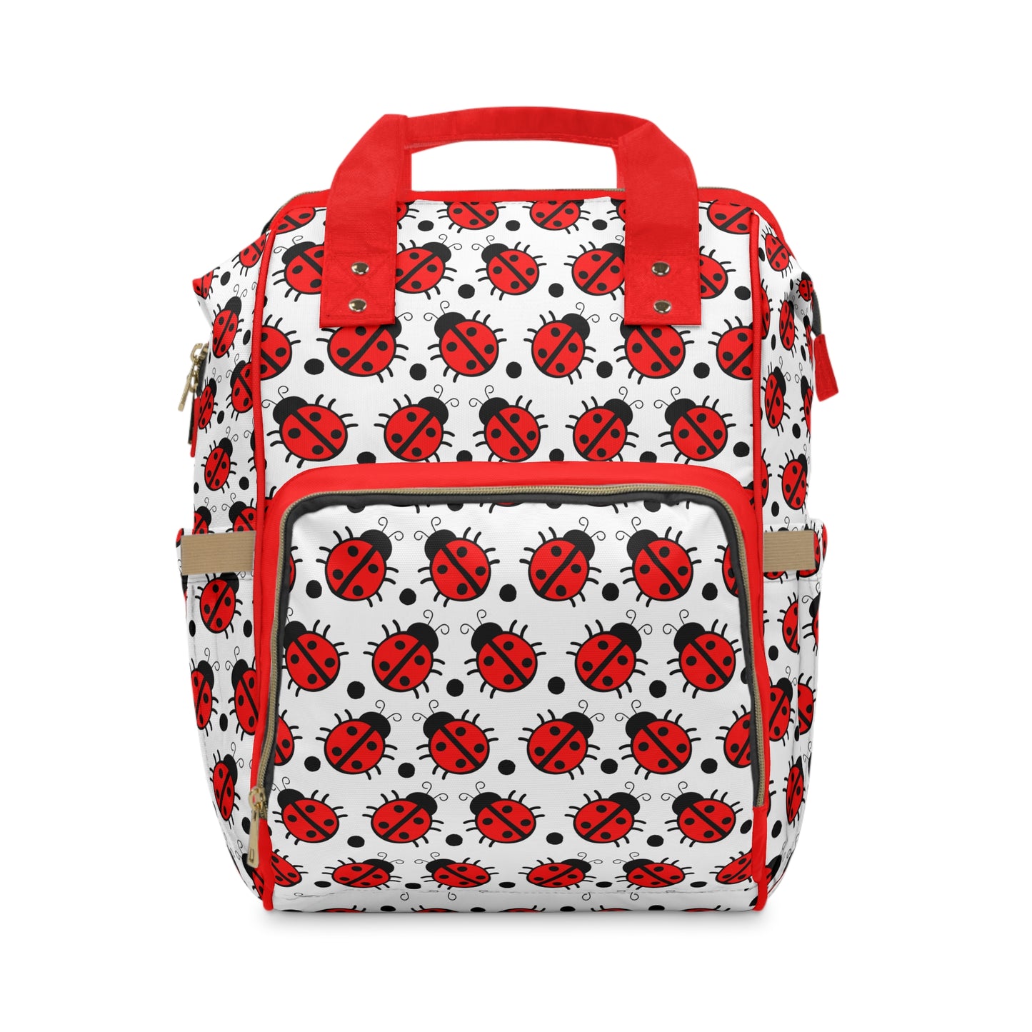Ladybug Diaper Backpack - Adorable & Practical Baby Bag with Ladybug Patterns