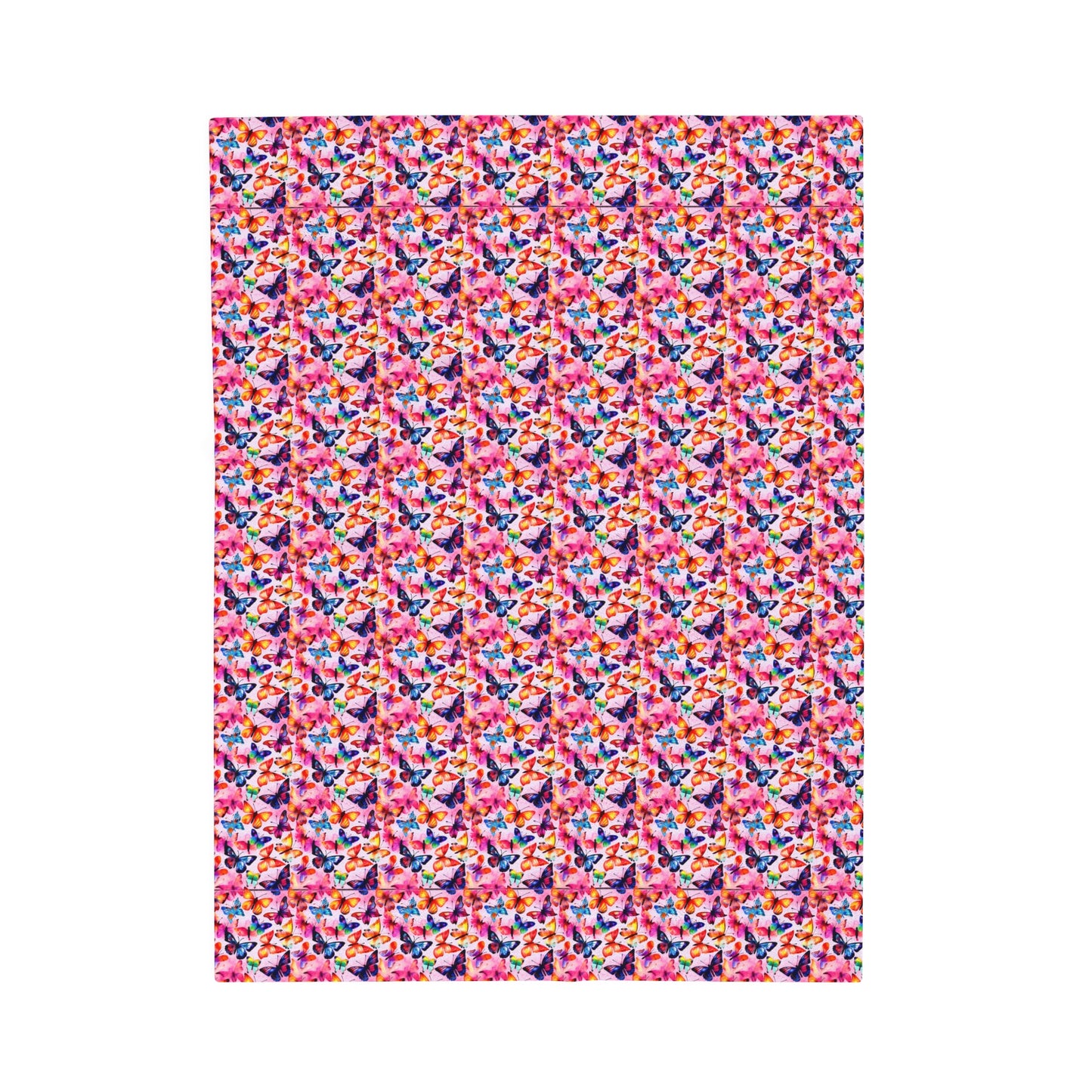 Butterfly Velveteen Plush Blanket | Soft, Luxurious, Enchanting, and Comforting | Available in Multiple Sizes