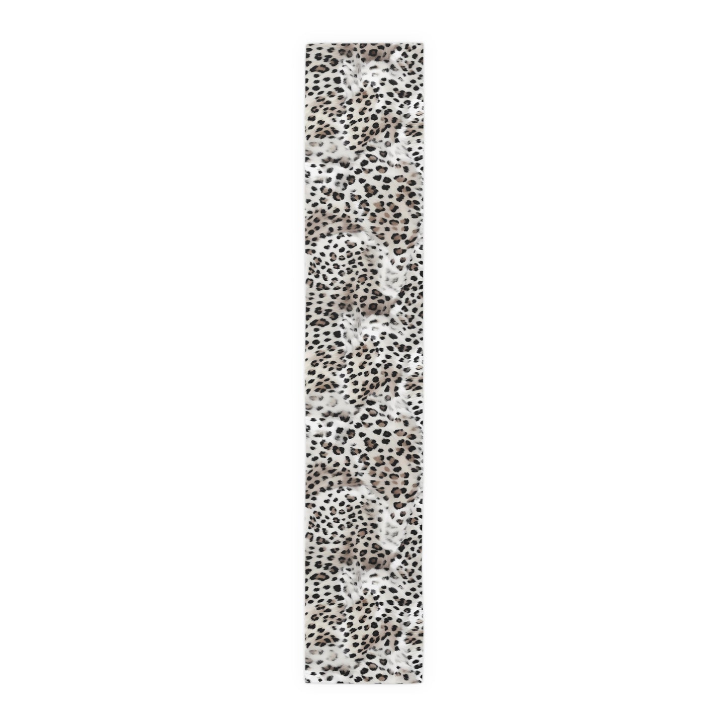 Leopard Print Table Runner - Bold Exotic Elegance, Cotton Twill or Polyester - Perfect for Safari & Glamorous Home Decor