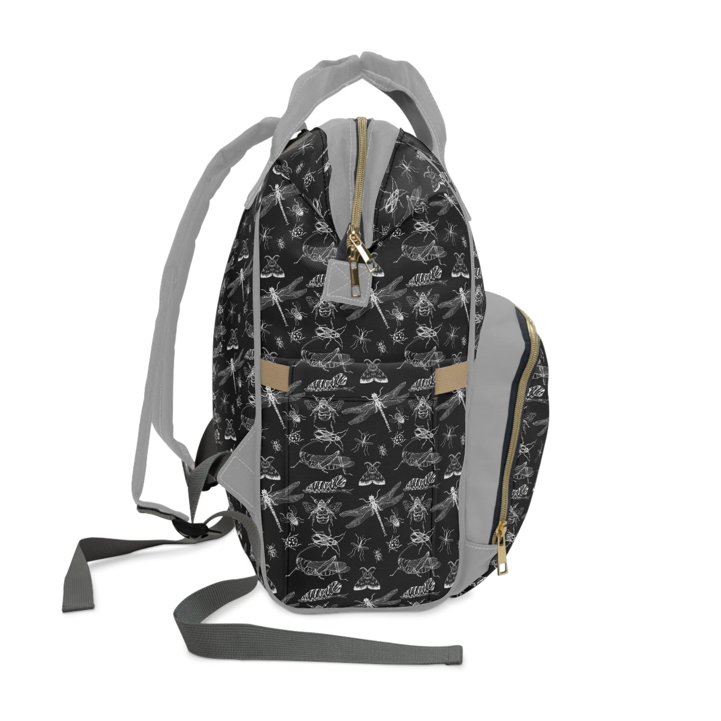 Insect Diaper Backpack - Whimsical Baby Bag with Colorful Insect Patterns, Perfect for Nature-Loving Parents