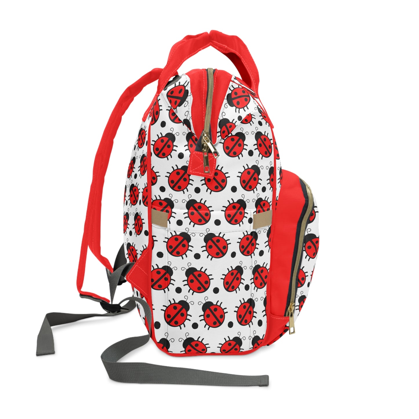 Ladybug Diaper Backpack - Adorable & Practical Baby Bag with Ladybug Patterns