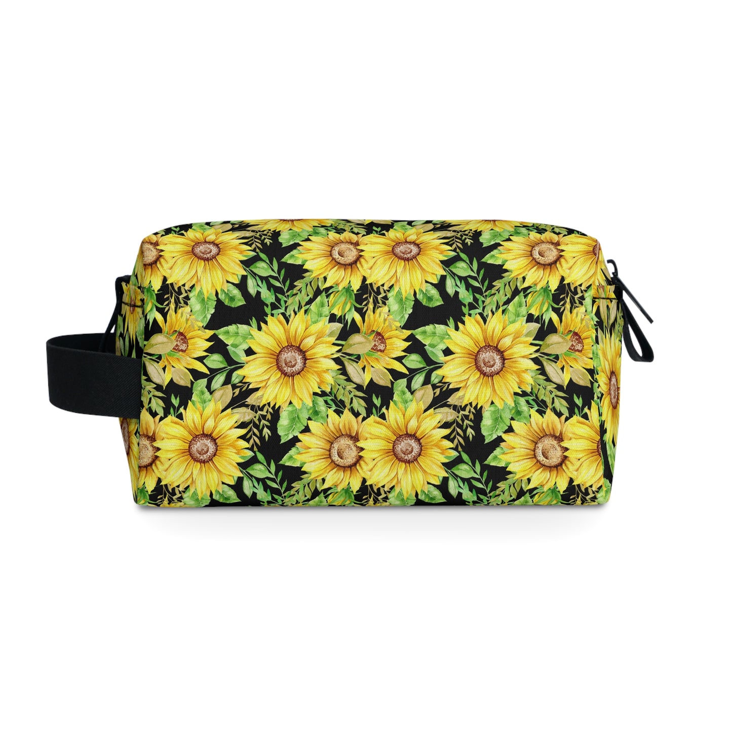 Sunflower Toiletry Bag | Cheerful & Durable Organizer | Water-Resistant for Travel, Camping, College