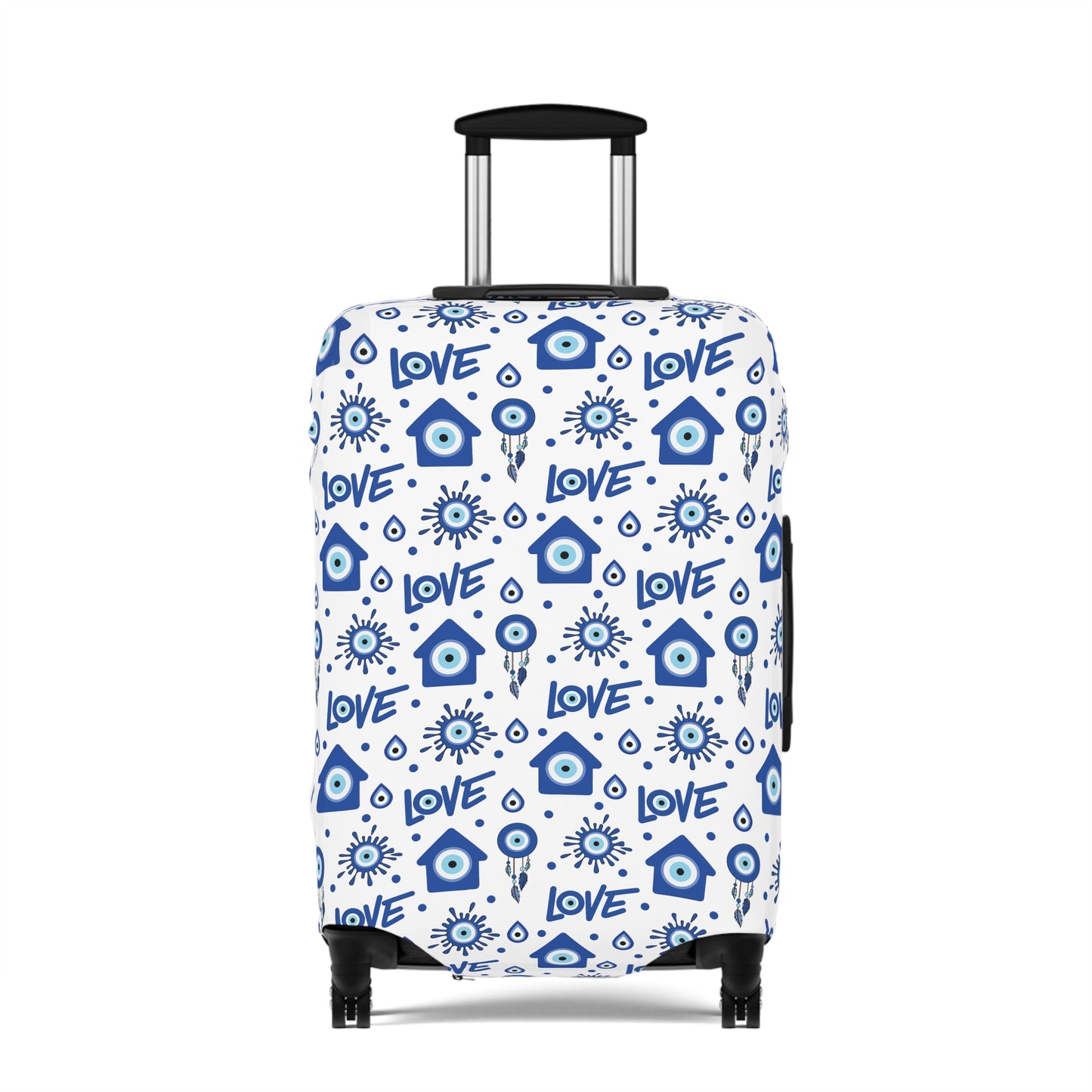 Evil Eye Luggage Cover - Stylish Evil Eye Suitcase Protector