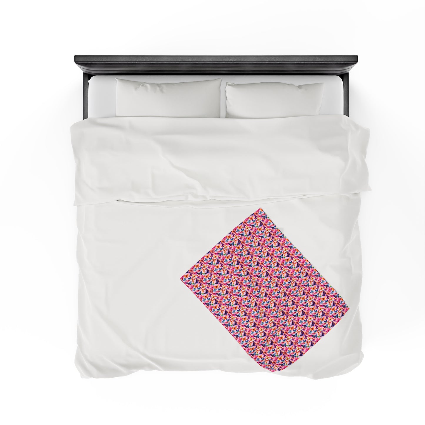 Butterfly Velveteen Plush Blanket | Soft, Luxurious, Enchanting, and Comforting | Available in Multiple Sizes