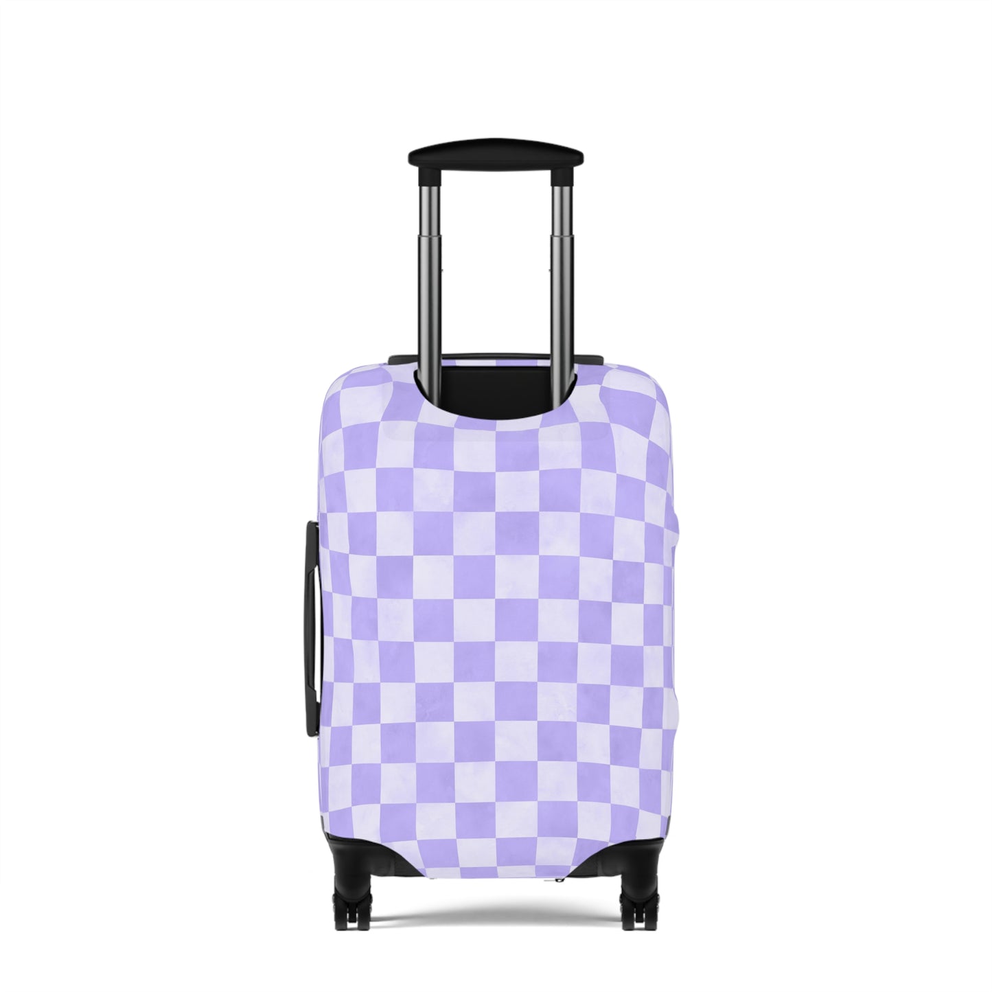 Pastel Checkers Luggage Cover - Checkers Suitcase Cover