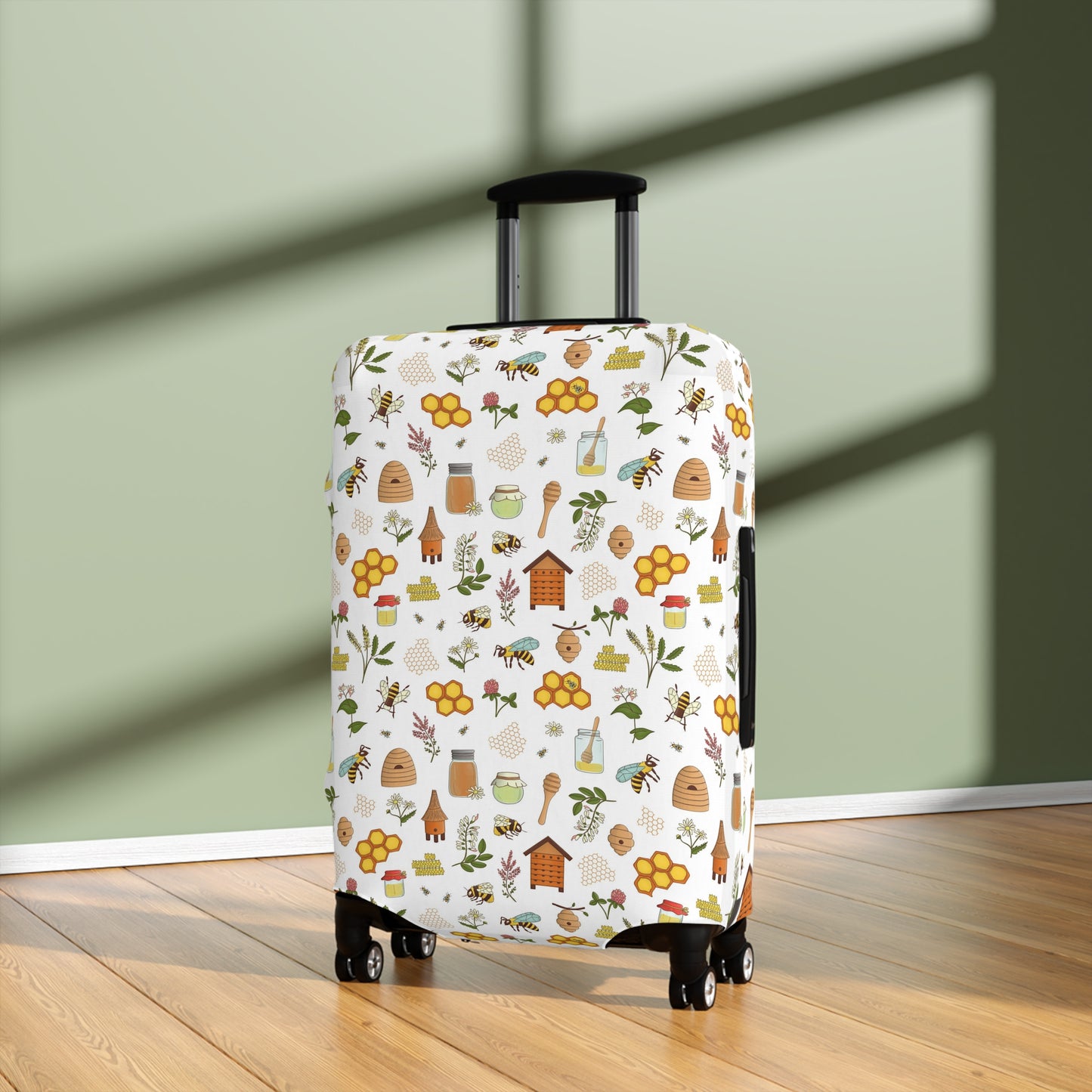 Honey Bee Luggage Cover - Bee Suitcase Cover
