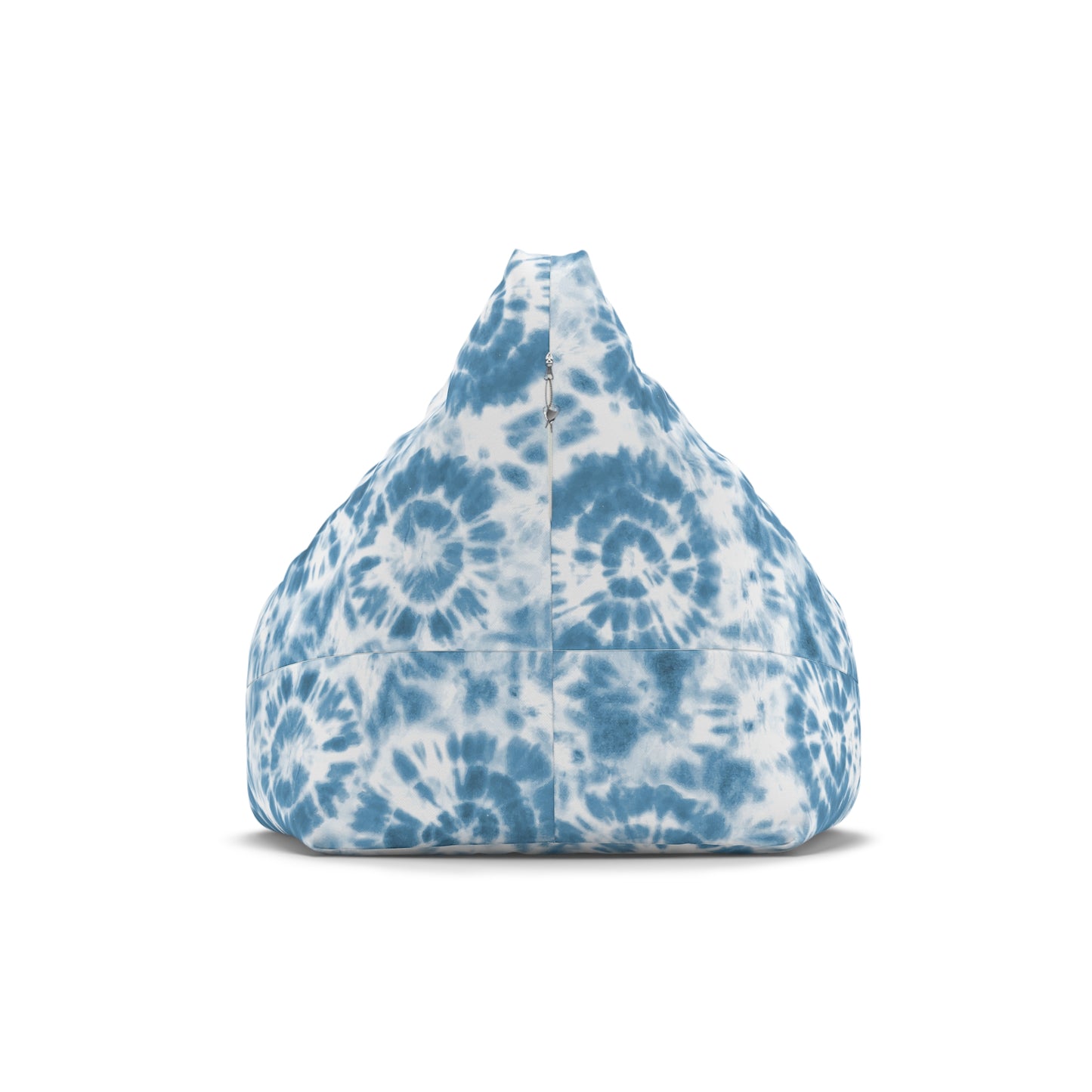 Tie-Dye Bean Bag Chair Cover - Durable Polyester, Locking Zipper, 2 Sizes