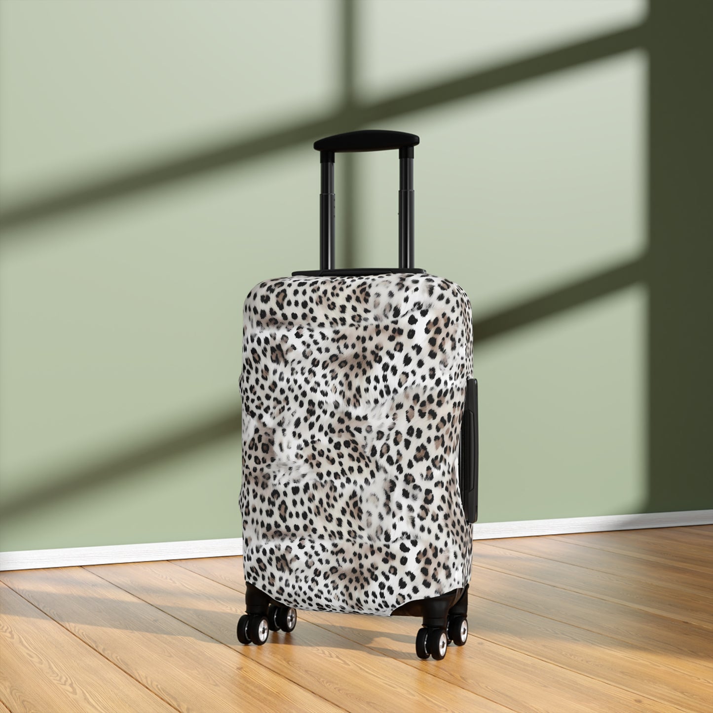Leopard Print Luggage Cover - Animal Print Suitcase Protector