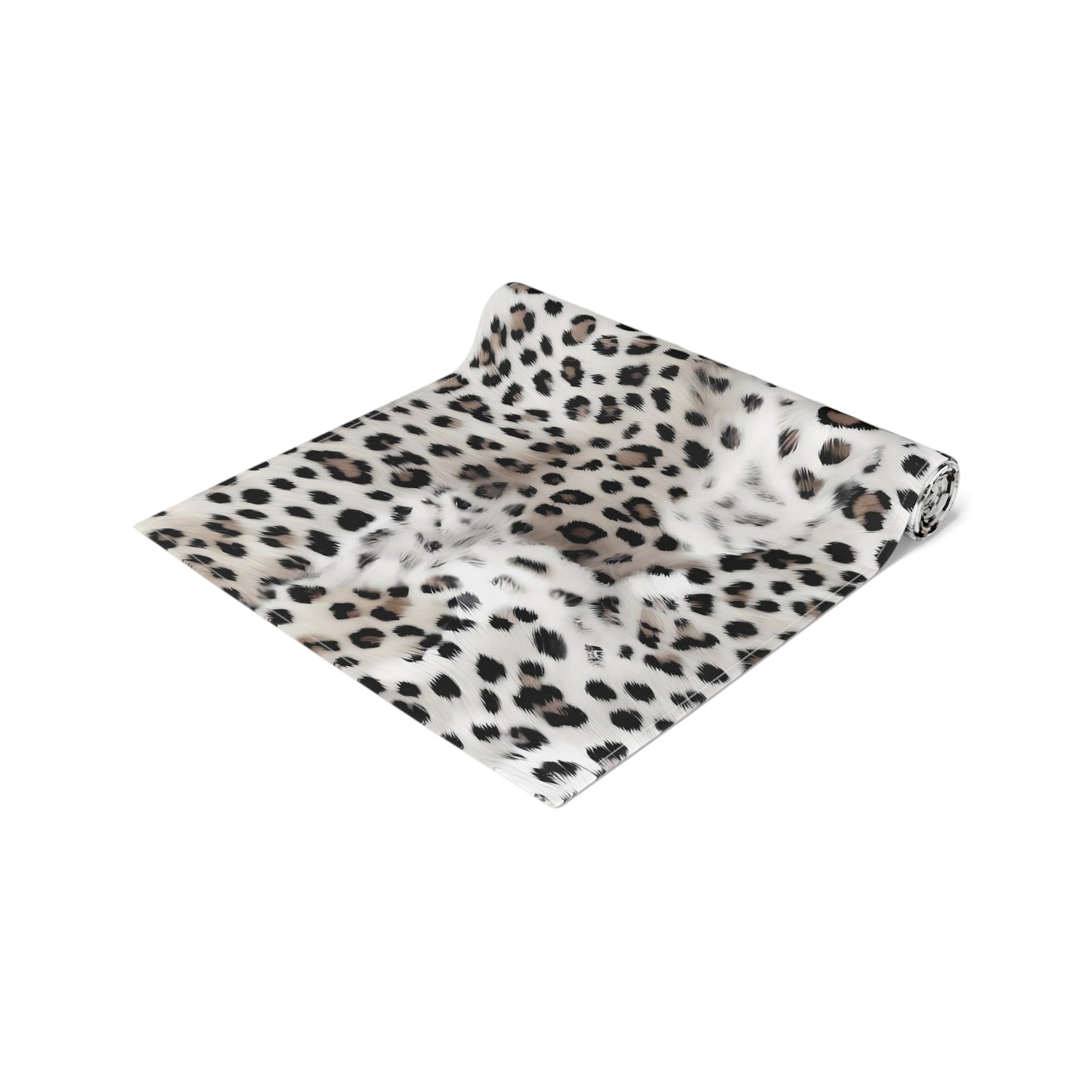 Leopard Print Table Runner - Bold Exotic Elegance, Cotton Twill or Polyester - Perfect for Safari & Glamorous Home Decor