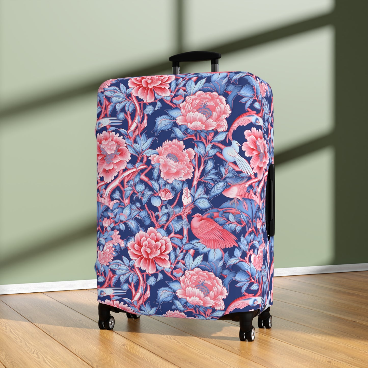 Chinoiserie Luggage Cover - Elegant Suitcase Protector