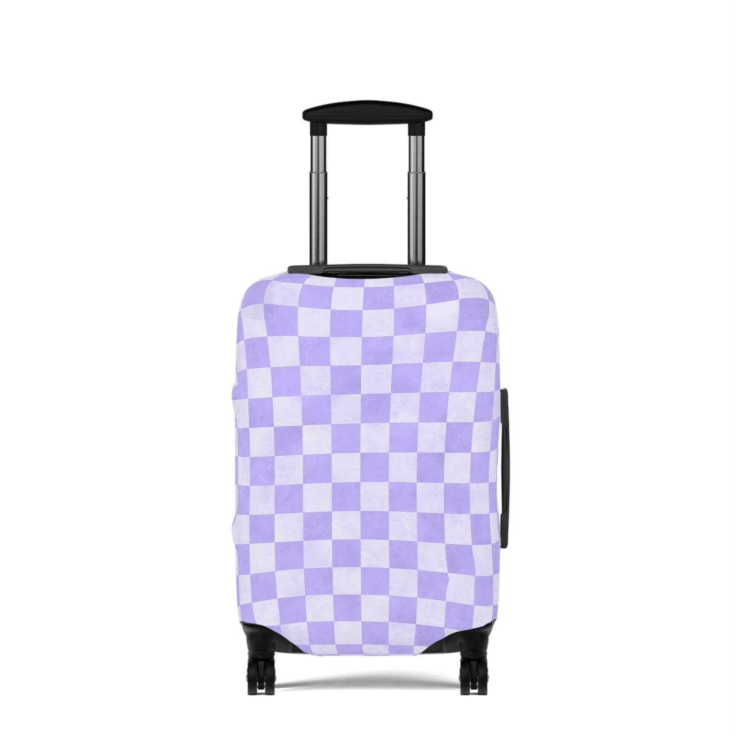Pastel Checkers Luggage Cover - Checkers Suitcase Cover
