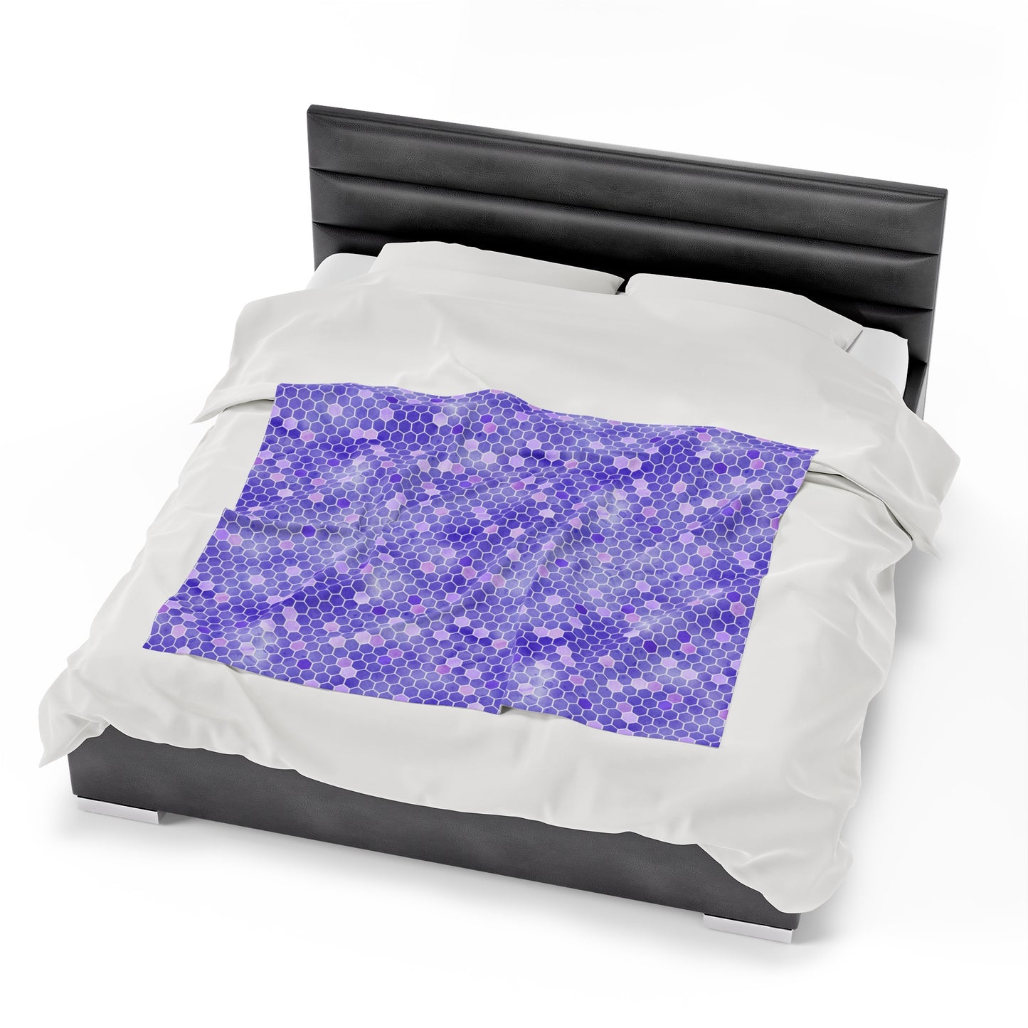 Honey Bee Velveteen Plush Blanket | Soft, Nature-Inspired, Luxurious and Comforting | Available in Multiple Sizes