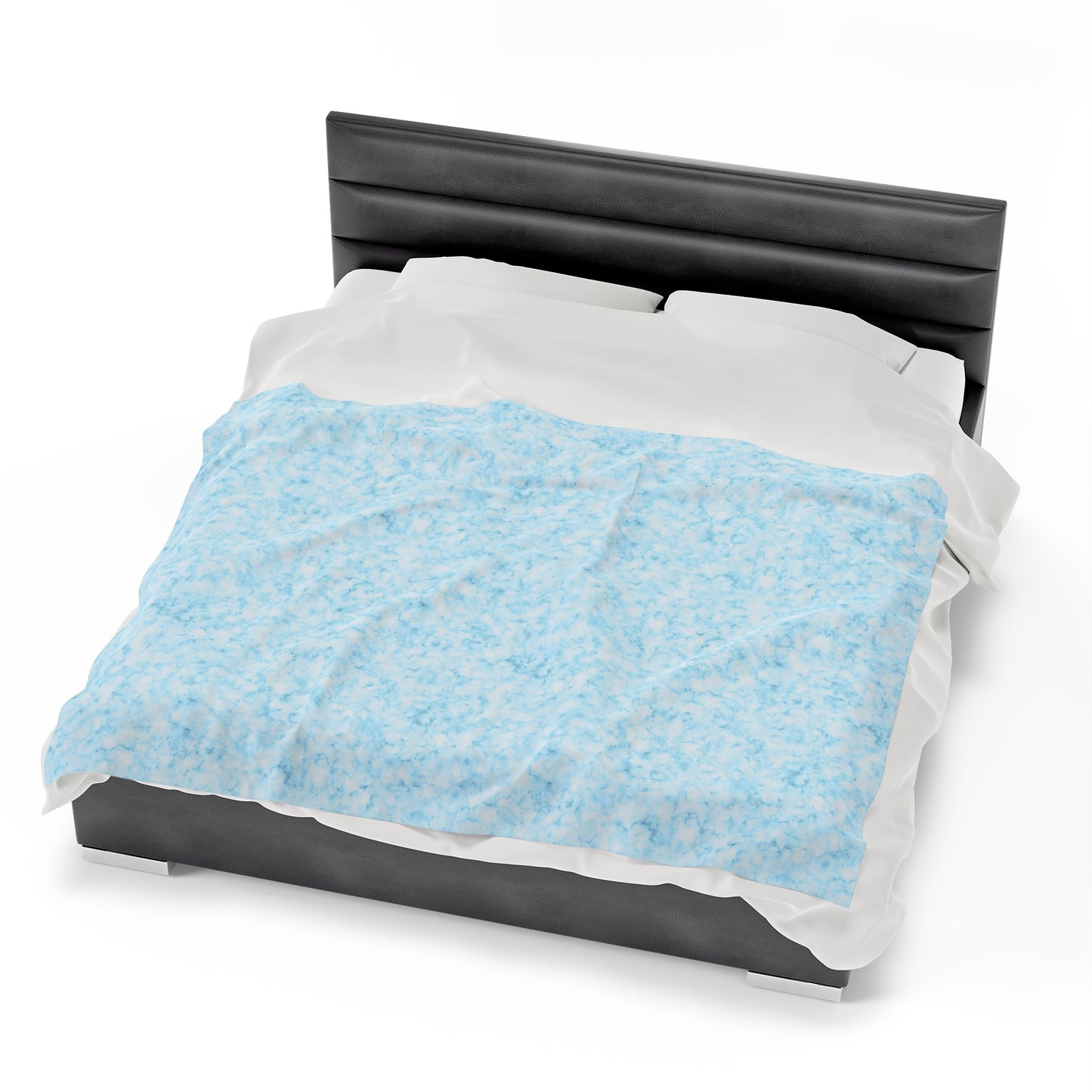 Marble Print Velveteen Plush Blanket | Soft, Elegant, Luxurious and Comforting | Available in Multiple Sizes