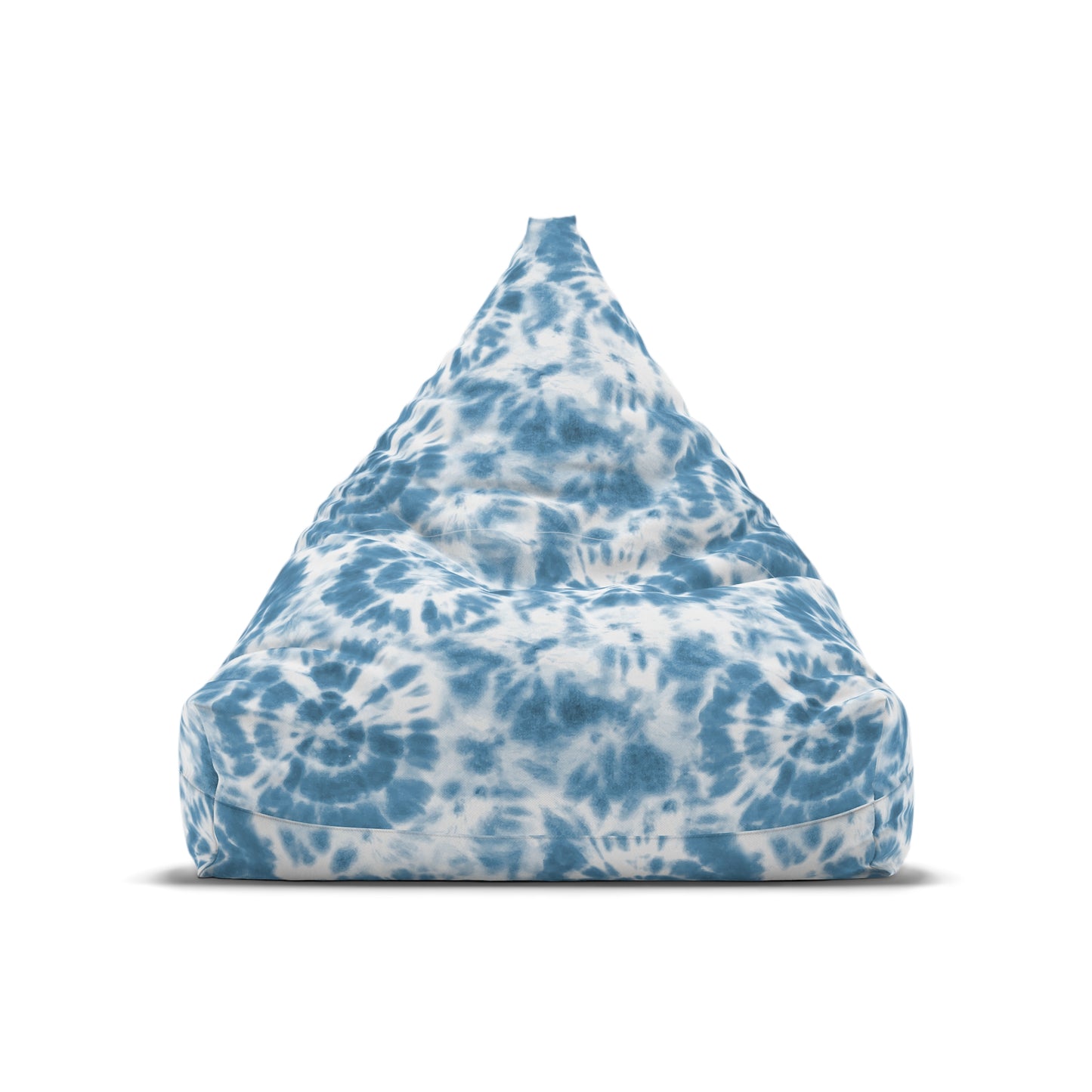 Tie-Dye Bean Bag Chair Cover - Durable Polyester, Locking Zipper, 2 Sizes