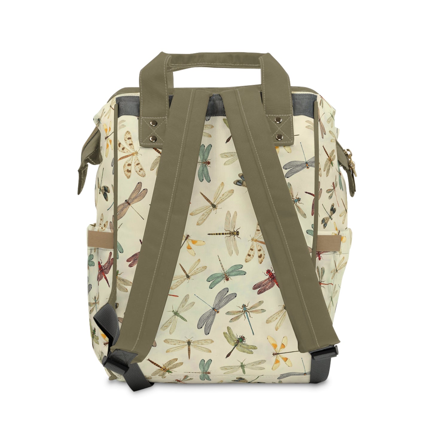 Dragonfly Diaper Backpack - Elegant & Functional Baby Bag with Cool Dragonfly Design, Ideal for Nature-Loving Parents