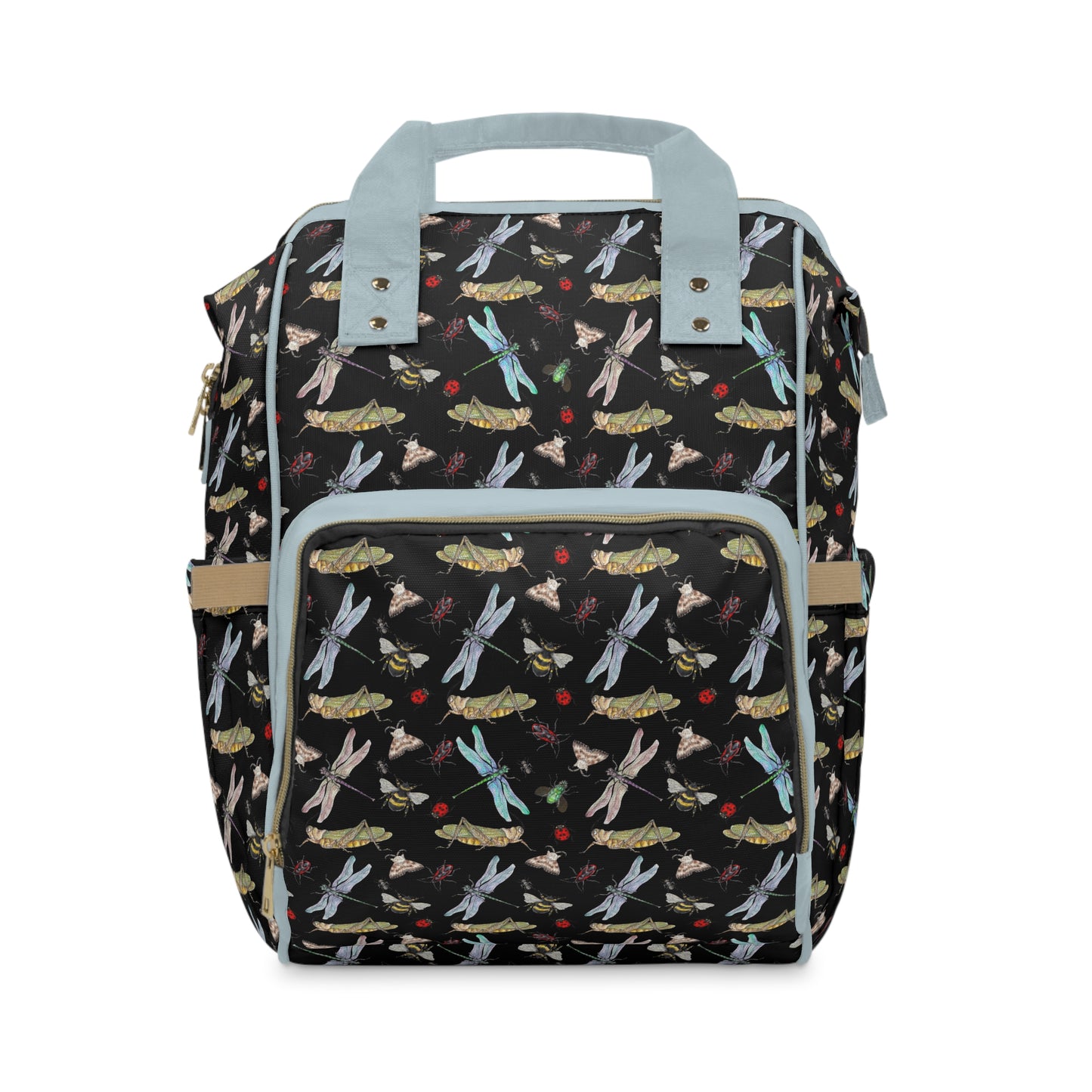 Insect Diaper Backpack - Whimsical Baby Bag with Colorful Insect Patterns, Perfect for Nature-Loving Parents